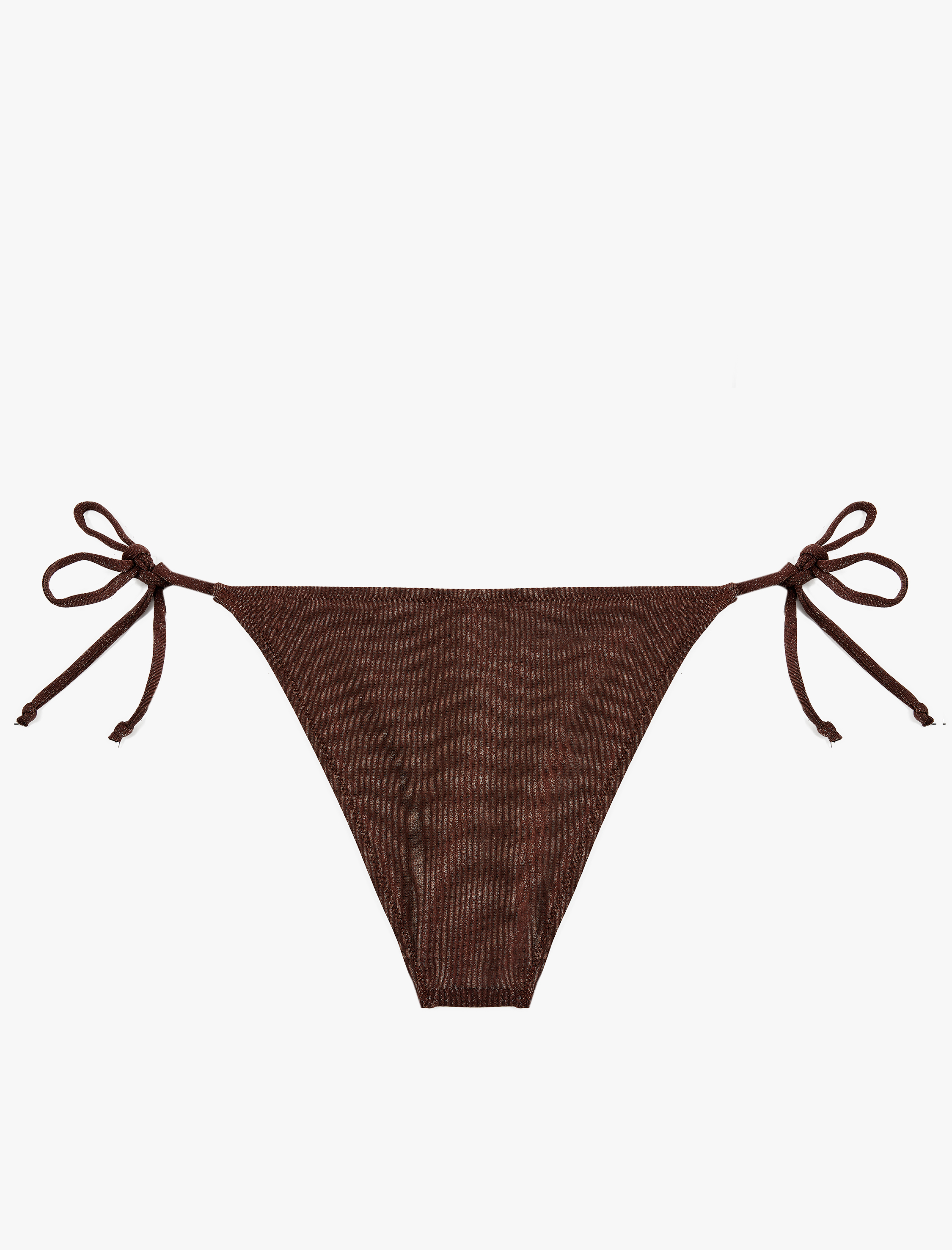   Yanları Bağlamalı İpli Parıltılı Bikini Altı