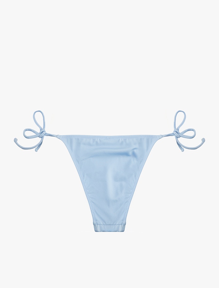 Yanları Bağlamalı İpli Taşlı Bikini Altı