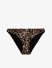 Leopar Desenli Bikini Altı