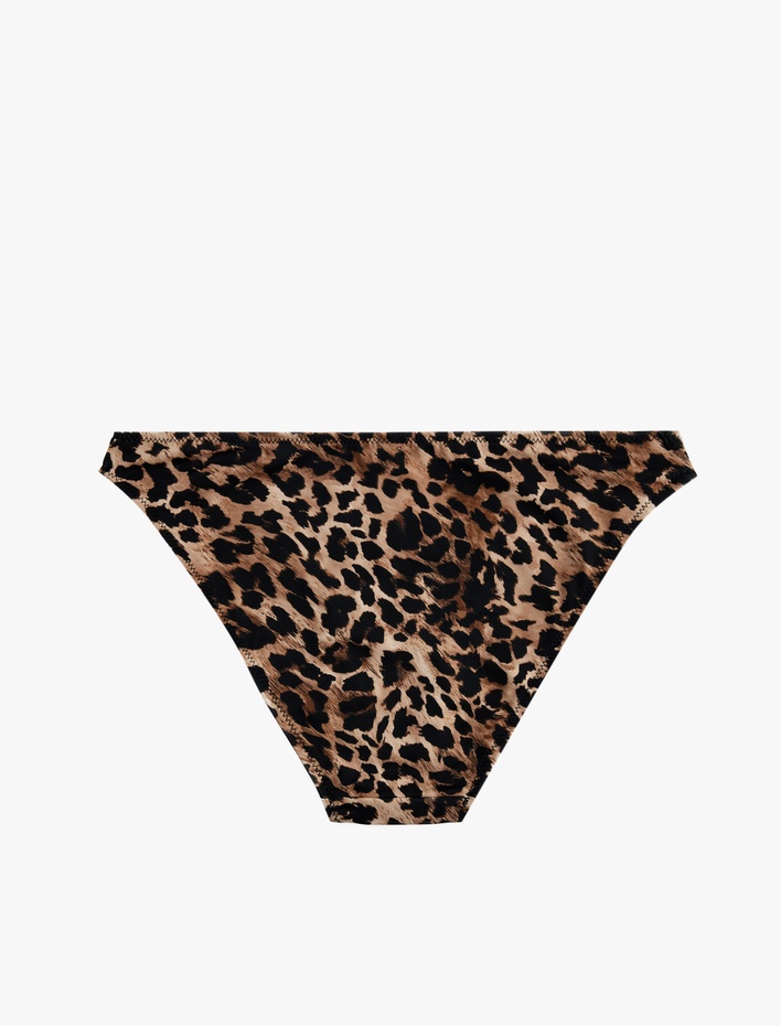  Leopar Desenli Bikini Altı