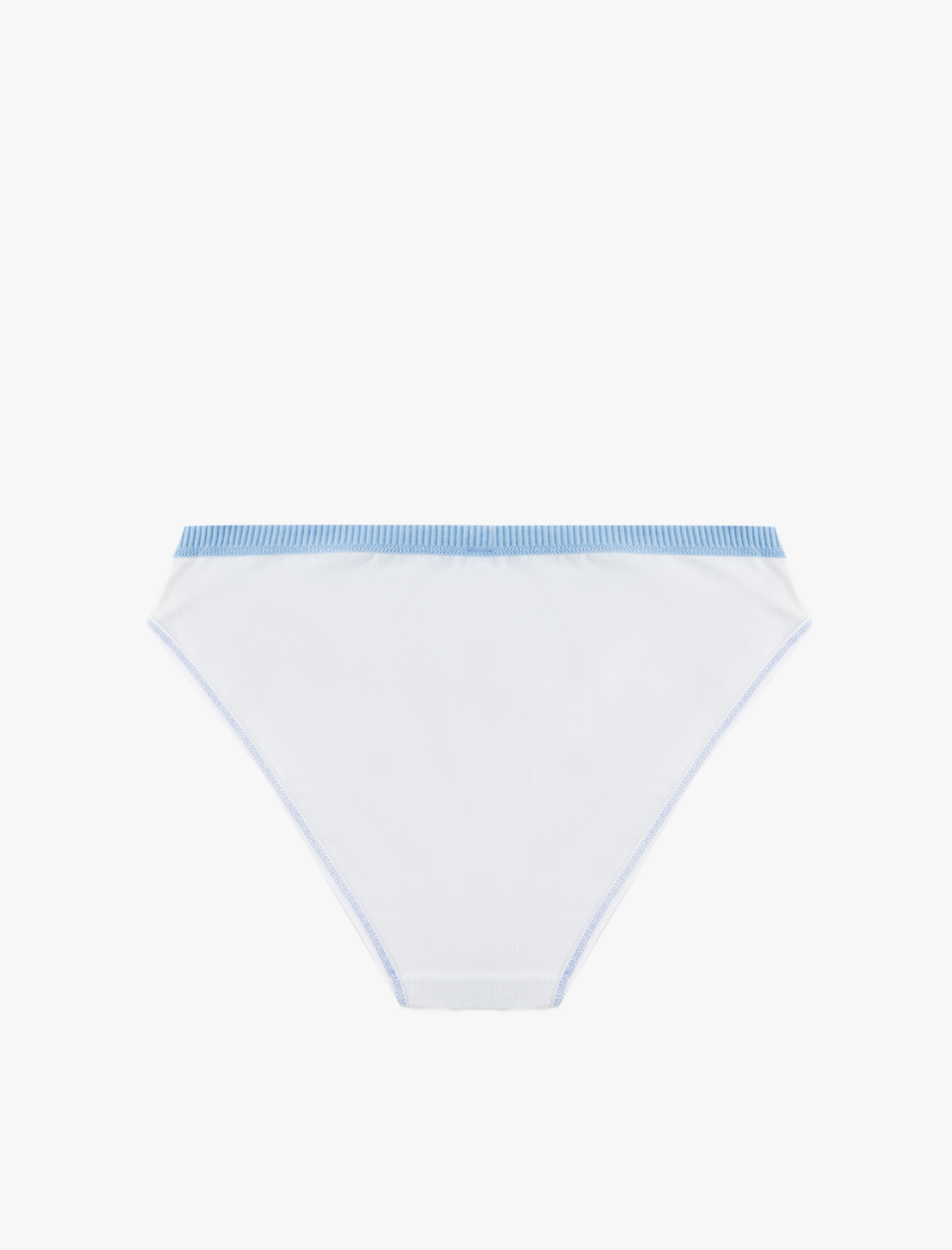   Rahat Kalıp Dikiş Detaylı Baskılı Pamuklu Brief Külot