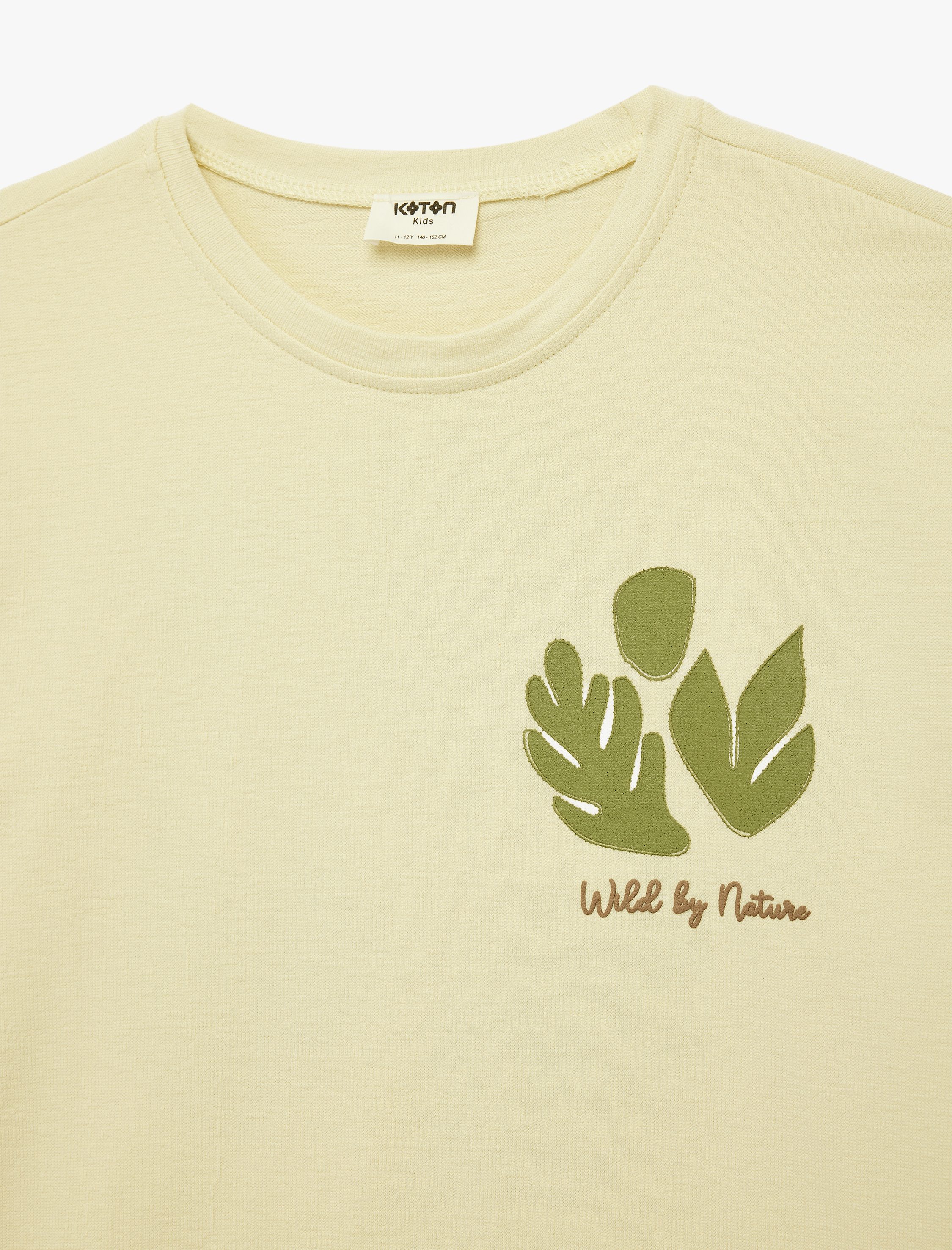  Erkek Çocuk Pamuklu Kısa Kollu Bisiklet Yaka Baskılı Tişört