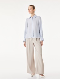 Regular Fit Klasik Yaka Düğmeli Uzun Kollu Gömlek