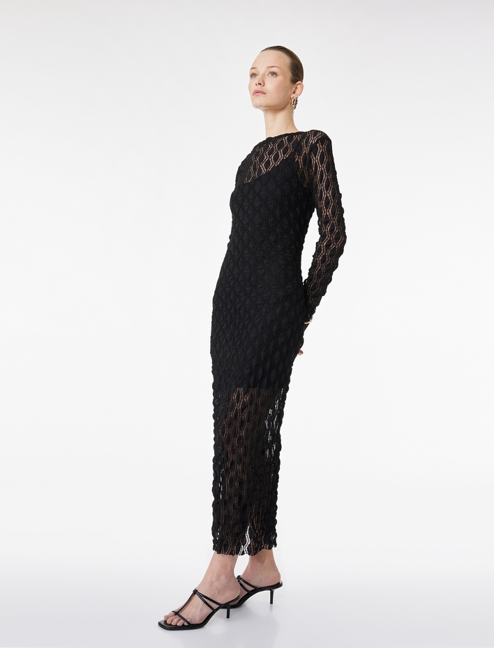  Slim Fit Degaje Yaka İnce Askılı Mini Elbise