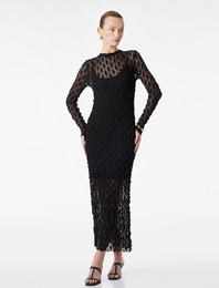 Slim Fit Degaje Yaka İnce Askılı Mini Elbise