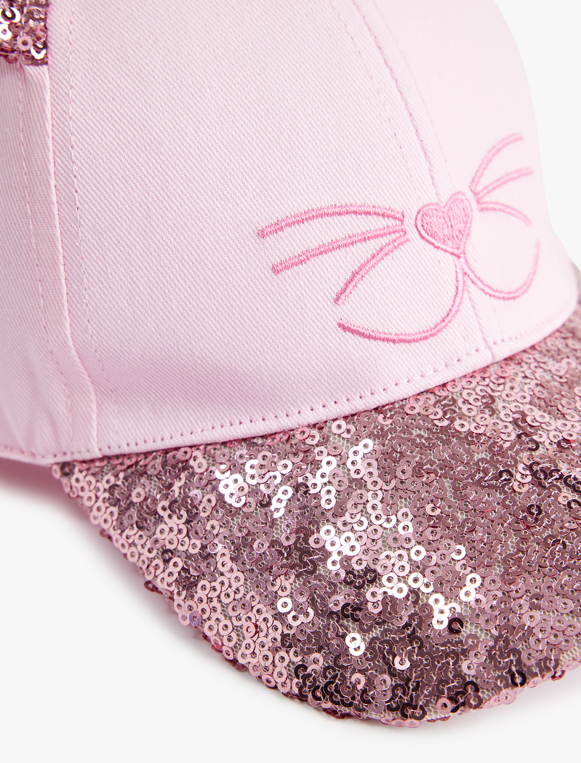  Kız Çocuk Kedi Figürlü Pullu Payewtli Kulak Aplikeli Kep Şapka