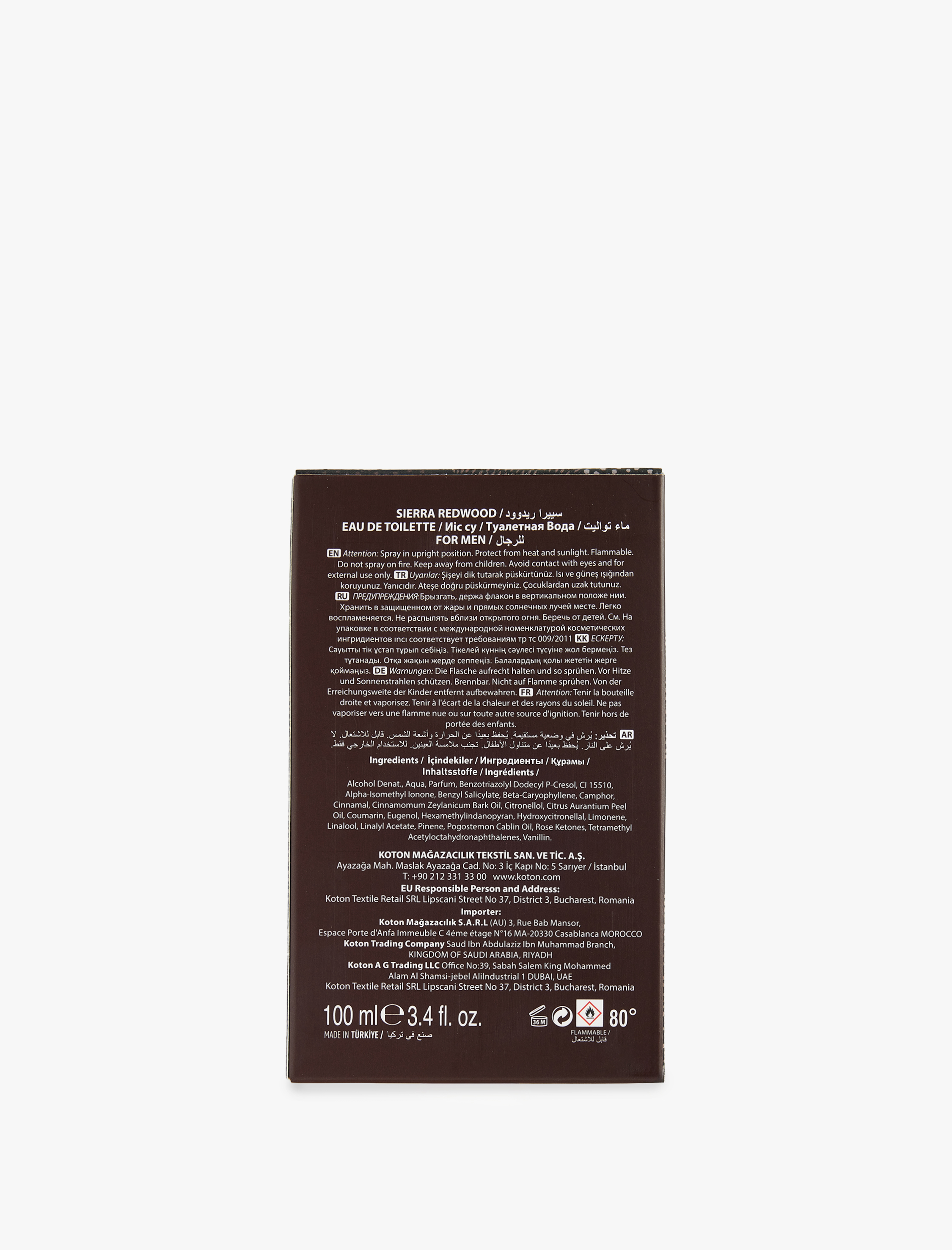  Erkek Parfüm Sierra Redwood 100 ML