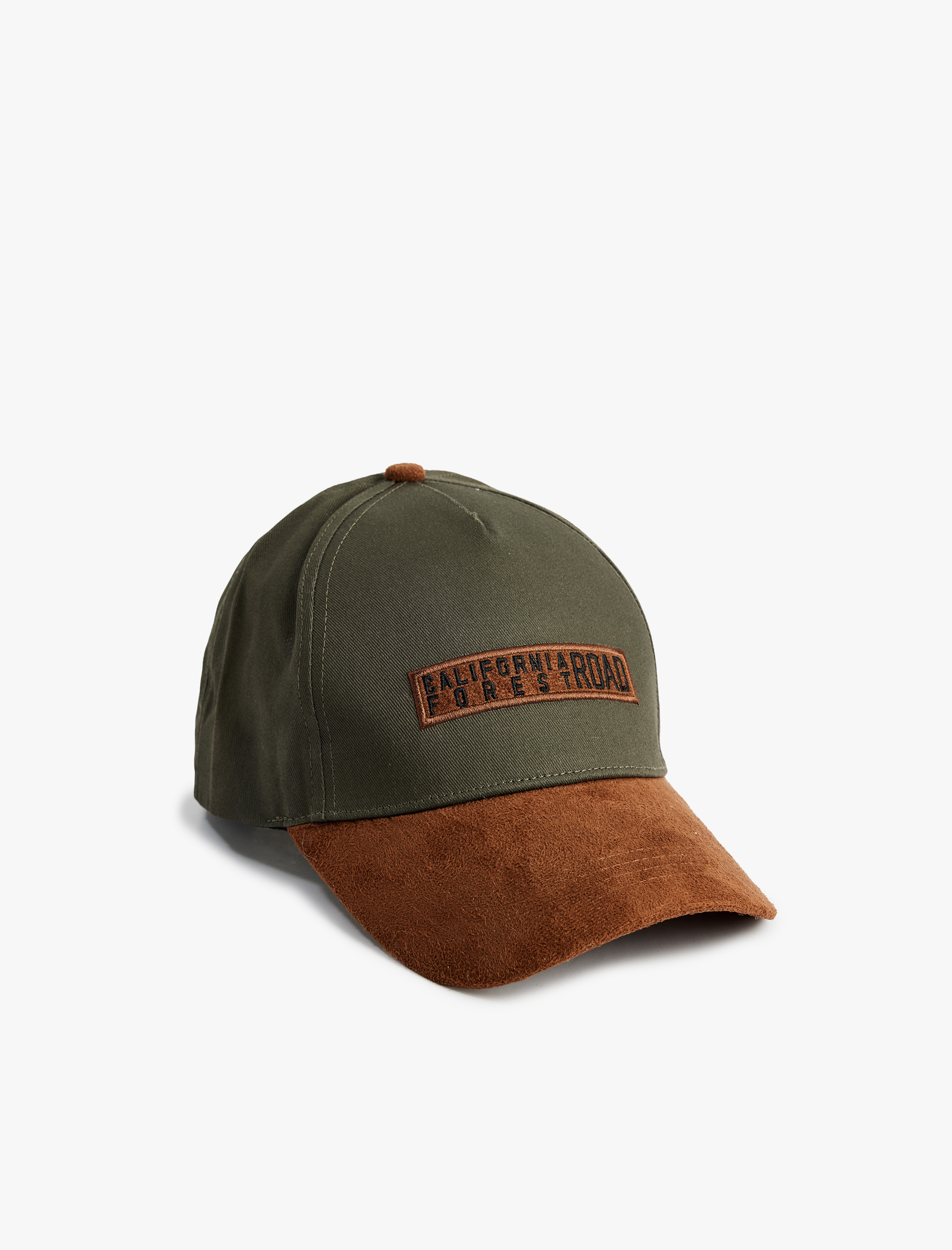  Erkek İşlemeli Kumaş Detaylı Kep Şapka