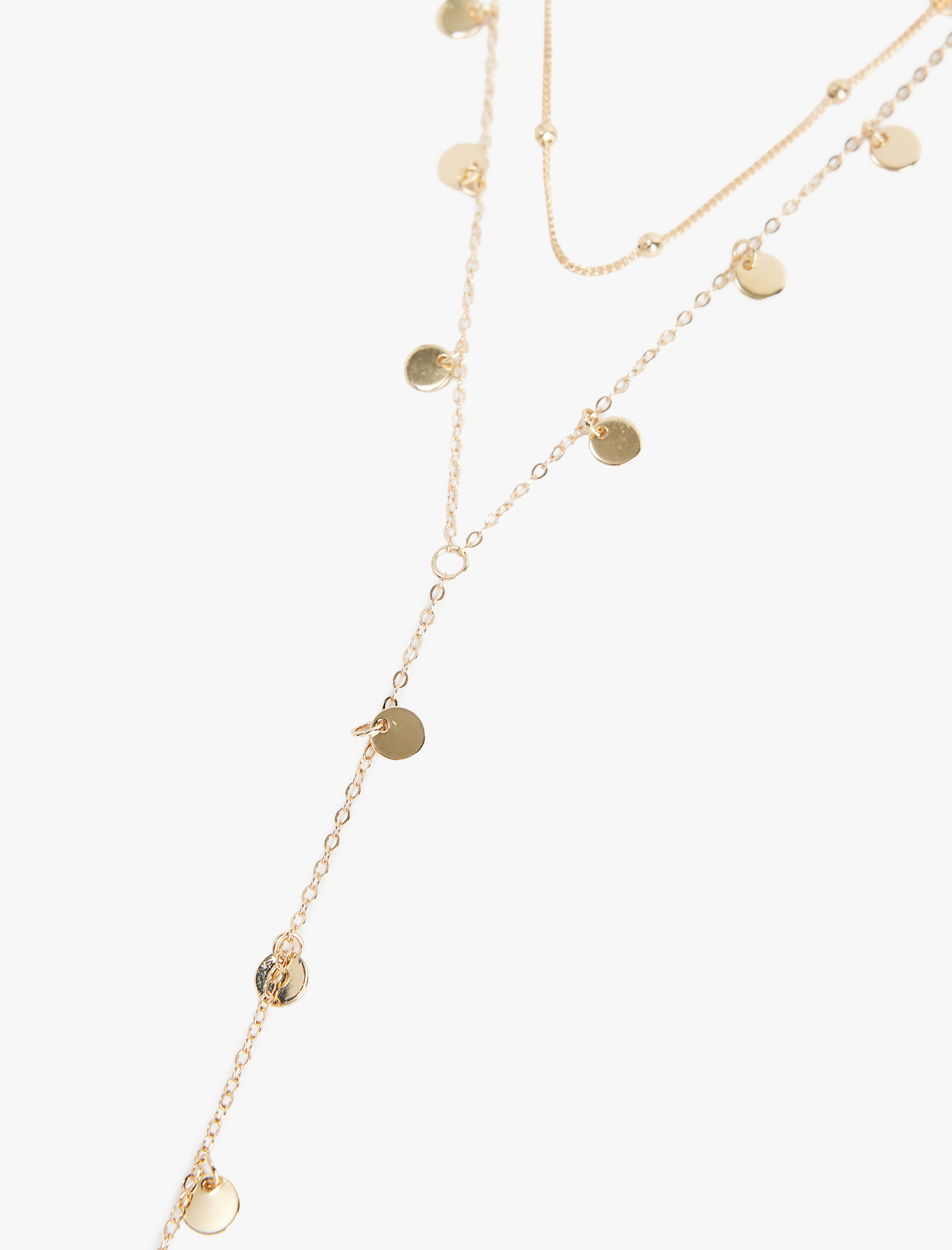  Kadın Çoklu Çelik Y Kolye