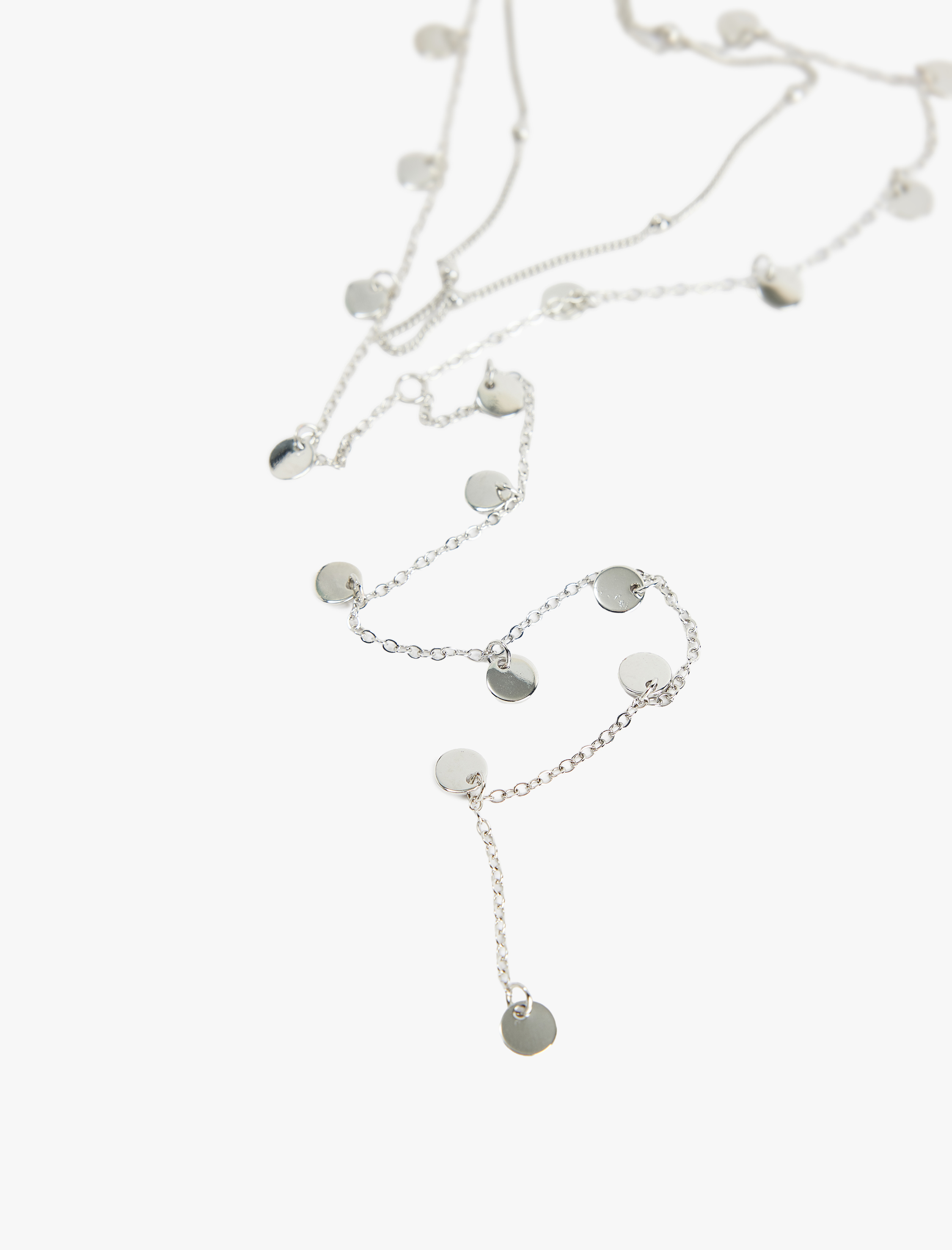  Kadın Çoklu Çelik Y Kolye