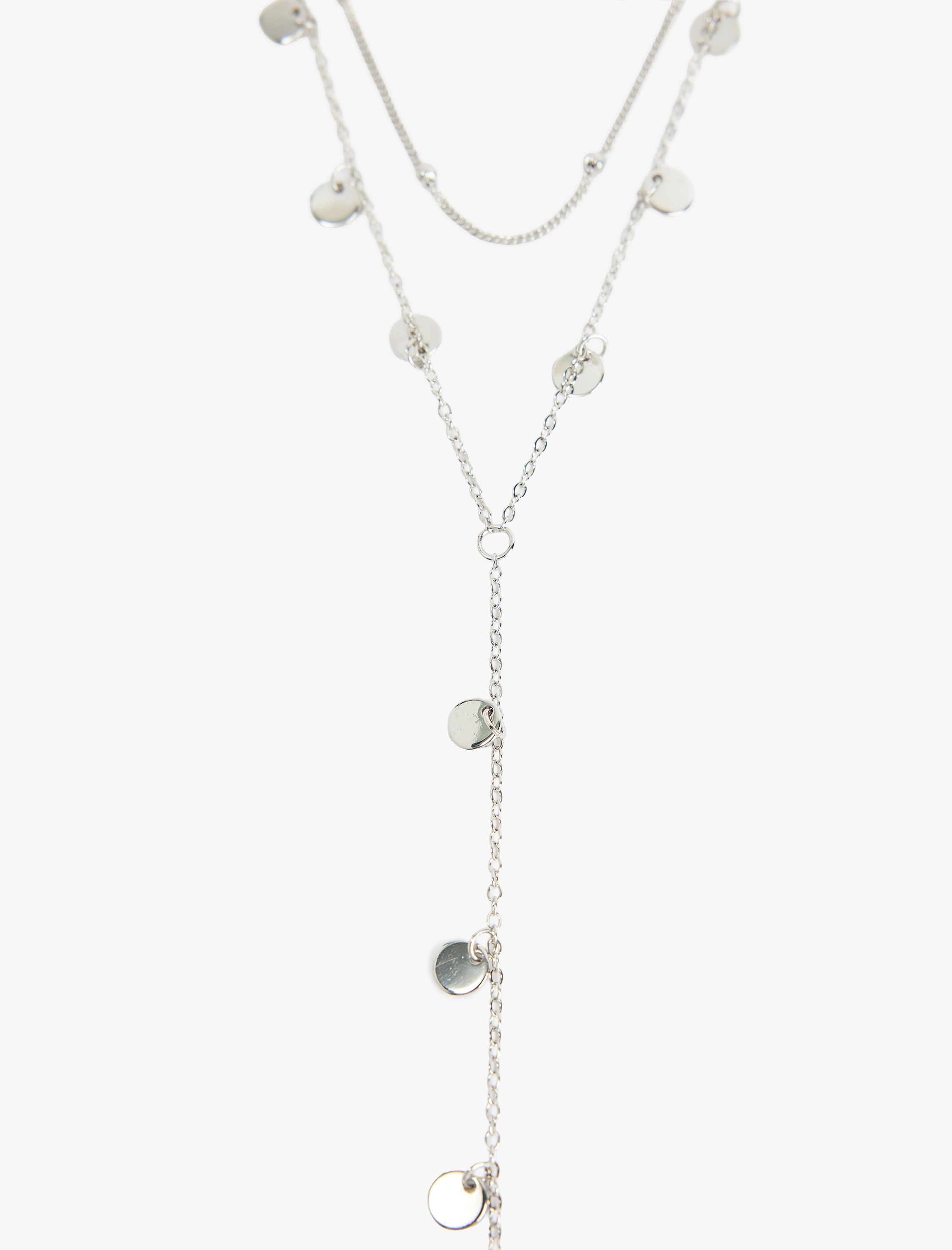  Kadın Çoklu Çelik Y Kolye