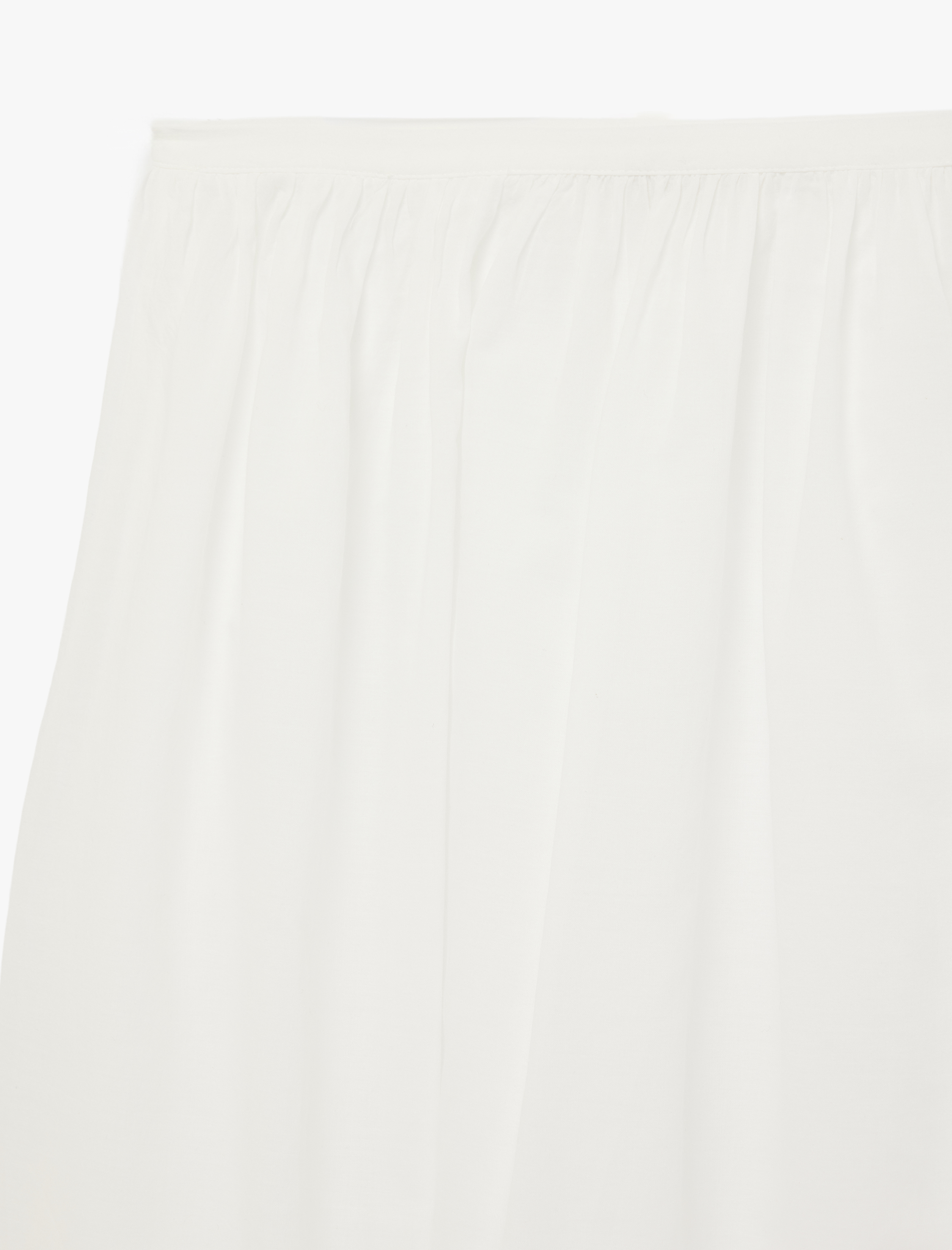   Normal Bel A Kesim Pamuklu Rahat Kalıp Uzun Fisto Etek