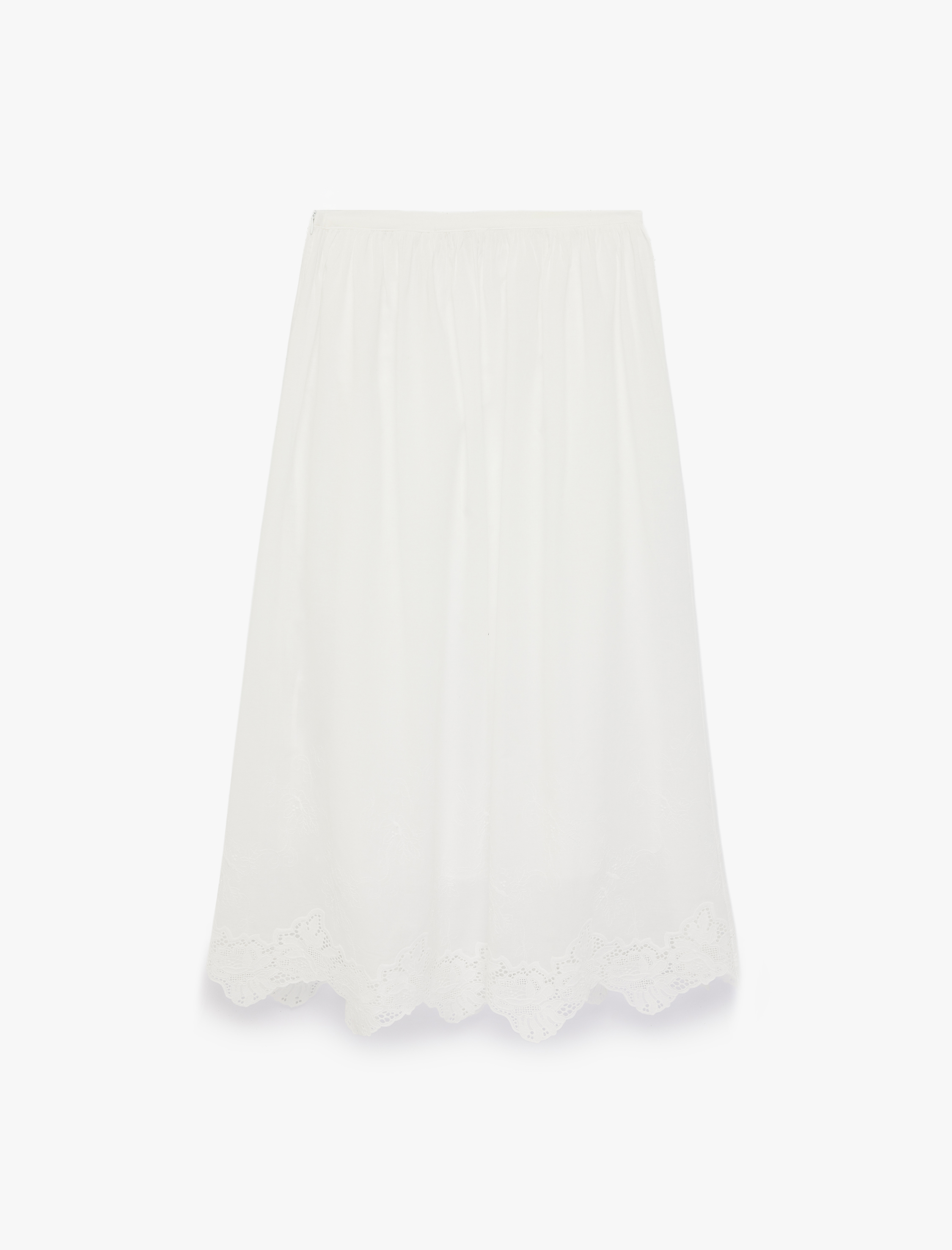   Normal Bel A Kesim Pamuklu Rahat Kalıp Uzun Fisto Etek