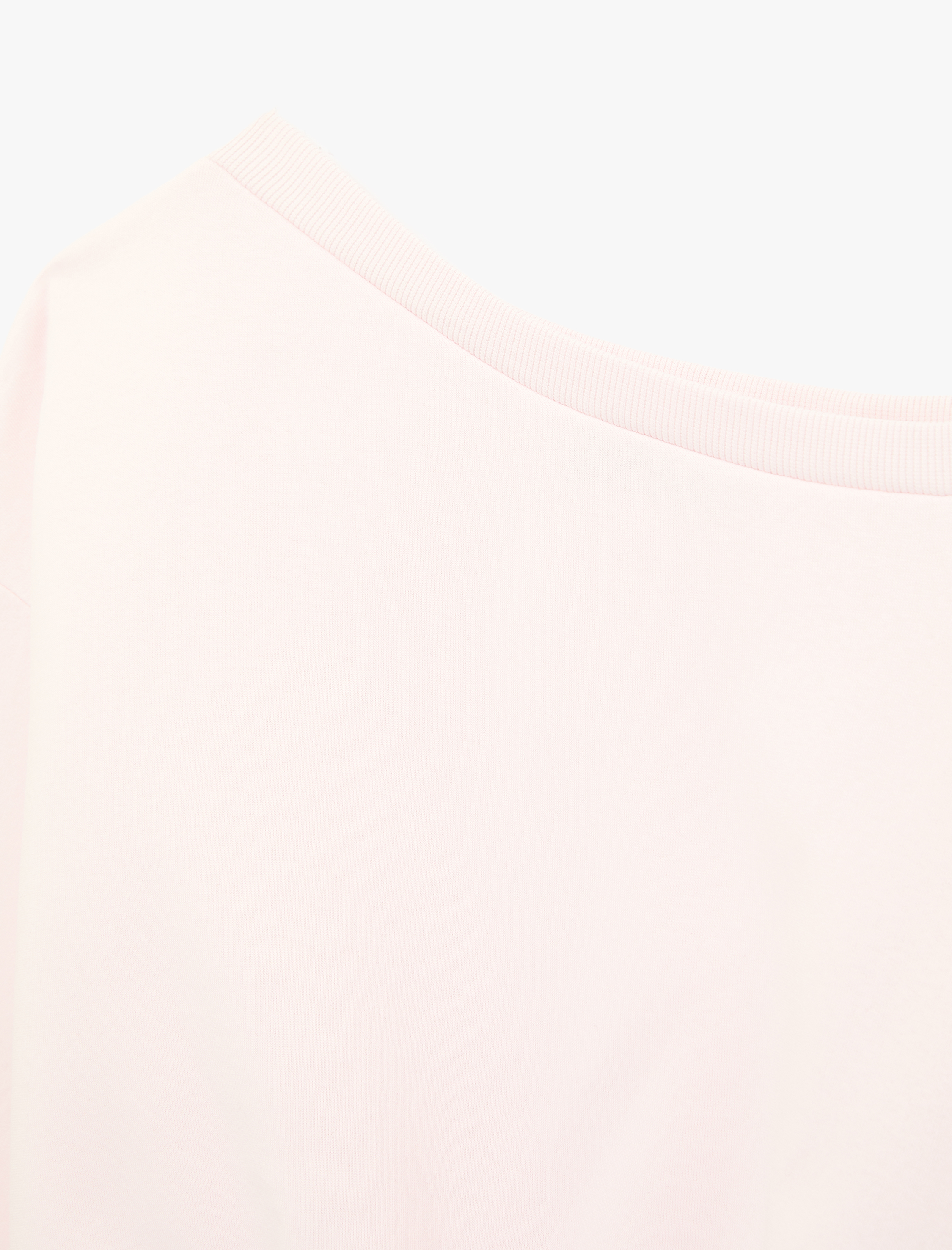   Şordonlu Uzun Kollu Asimetrik Yaka Sweatshirt