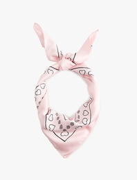 Kalpli Kare Saten Fular