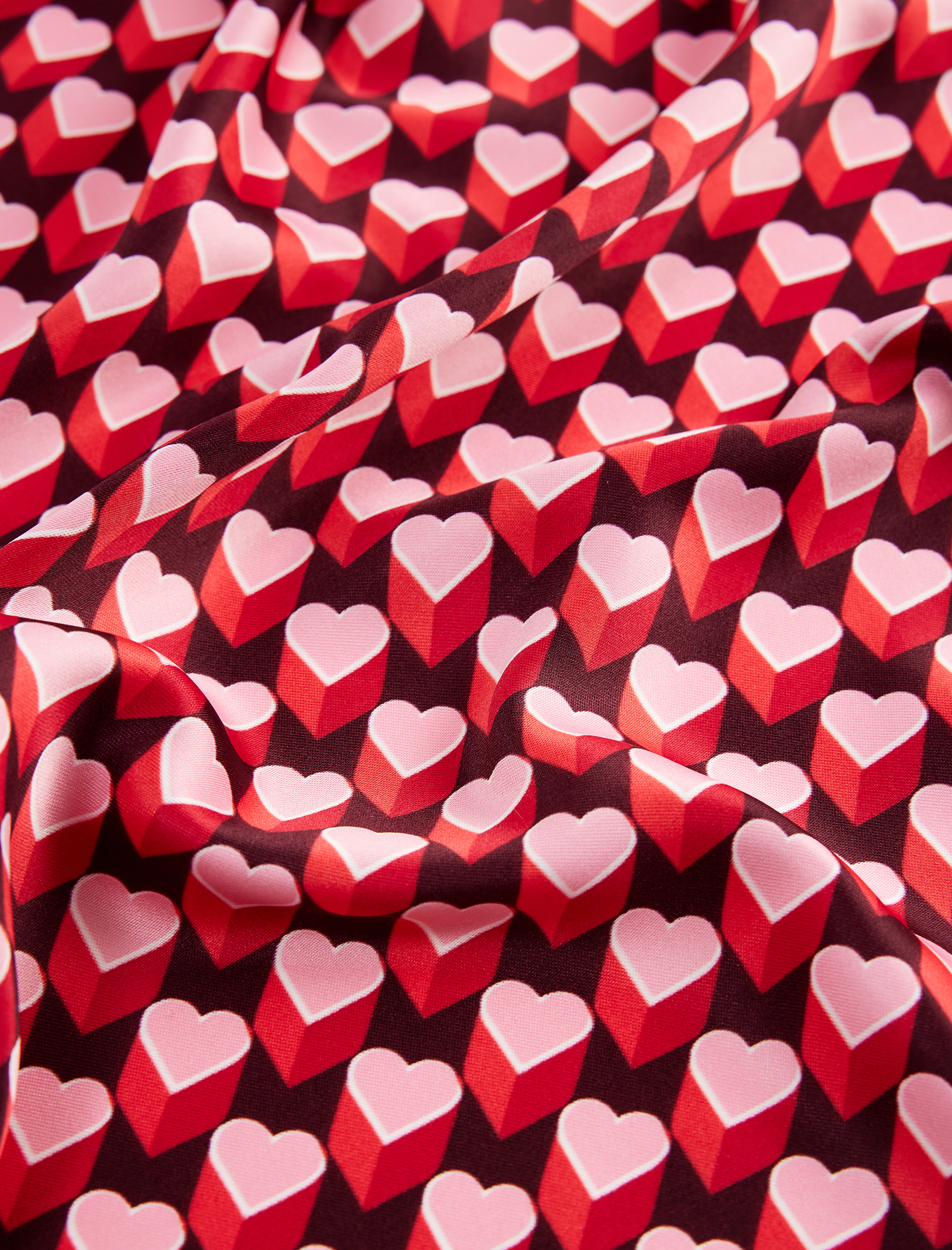  Kadın Kalpli Kare Fular