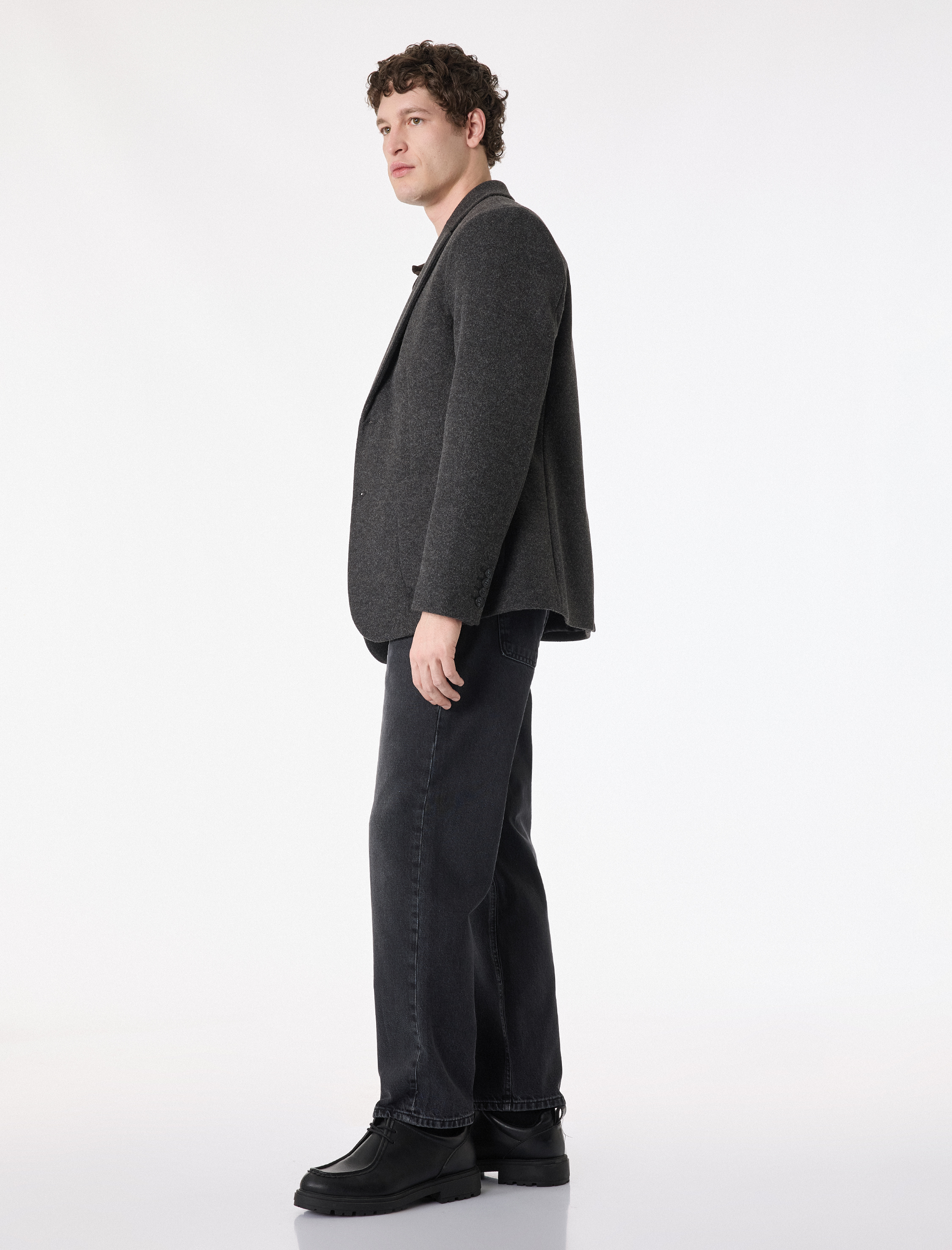   Pamuklu Normal Bel Vintage Straight Fit Jean Pantolon