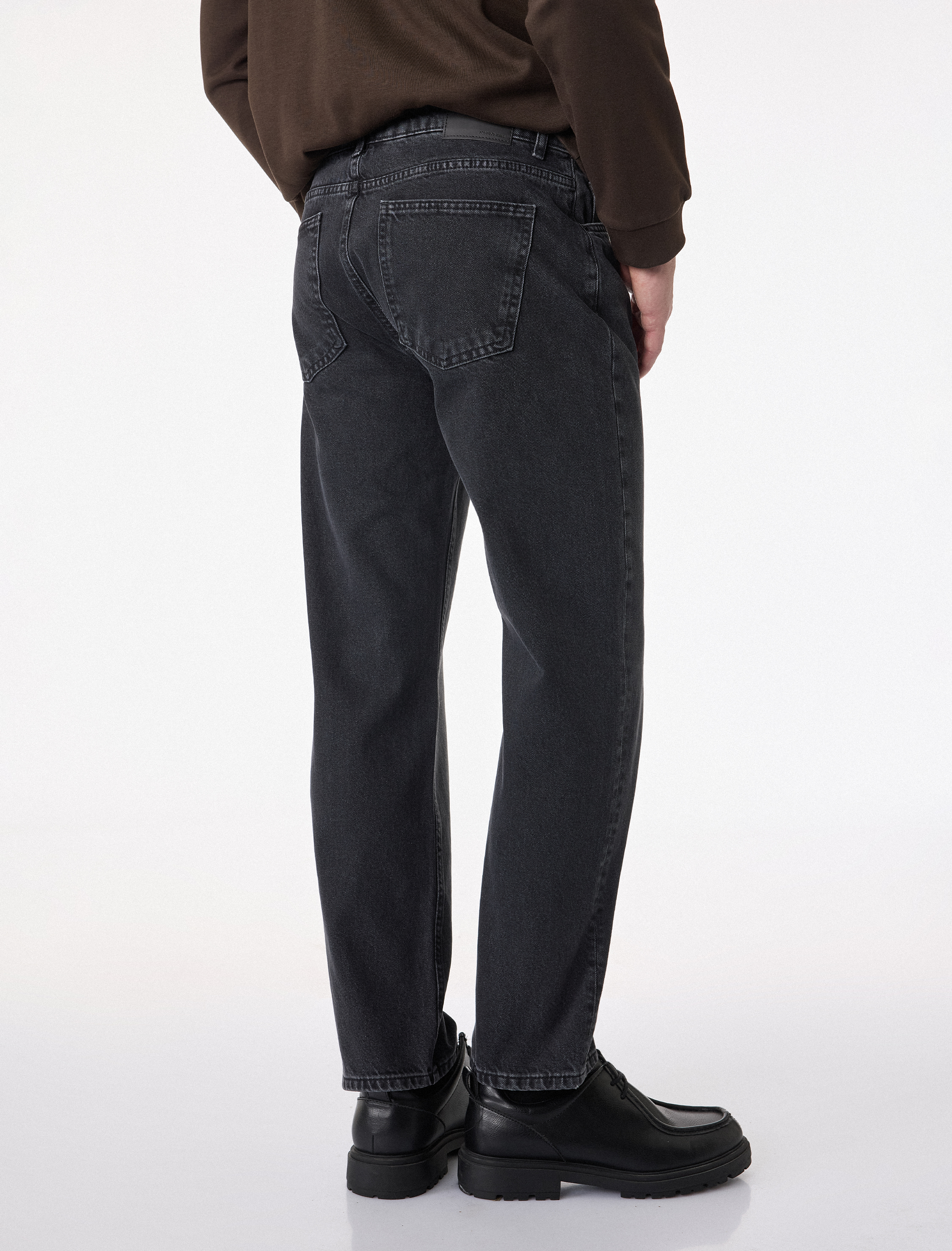   Pamuklu Normal Bel Vintage Straight Fit Jean Pantolon