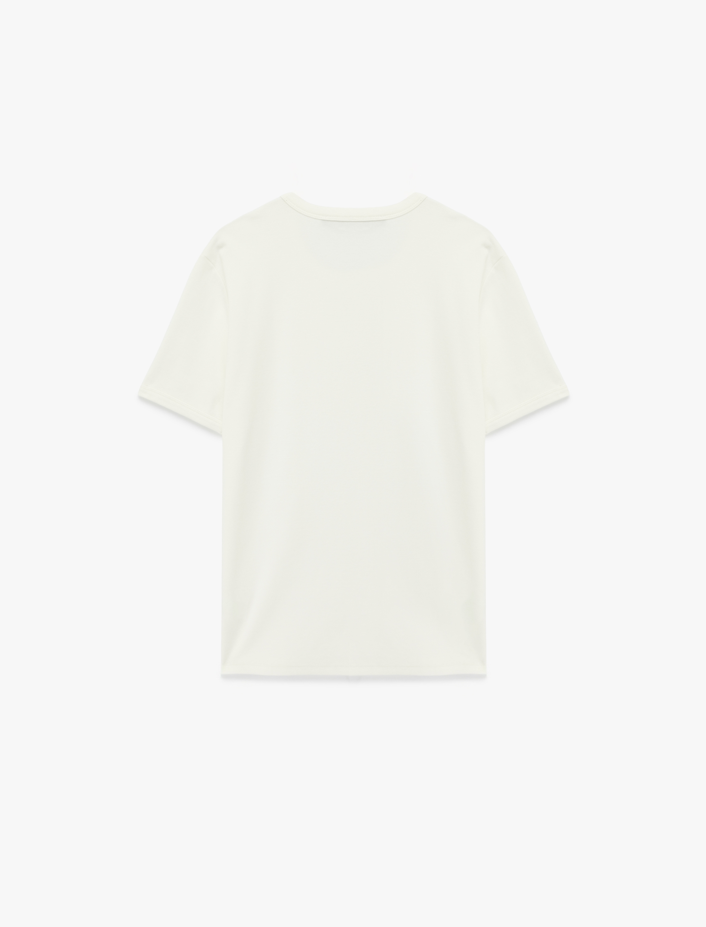   Kısa Kollu Biyeli Pamuklu Bisiklet Yaka Slim Fit Tişört