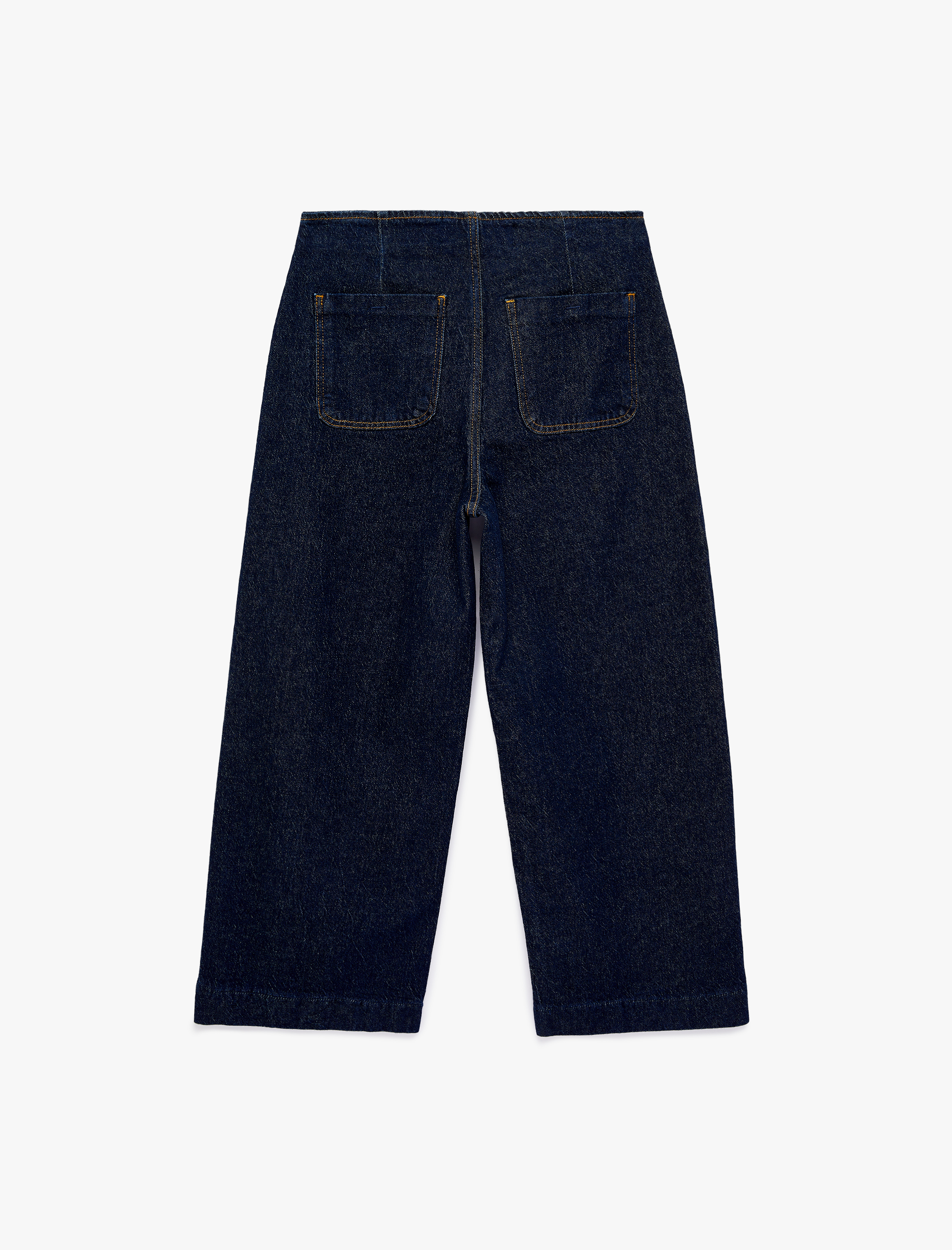   Pamuklu Cepli Normal Bel Culotte Pantolon - Culotte Jeans