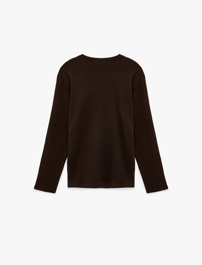  Regular Fit Pamuklu Kısa Kollu Bisiklet Yaka Tişört