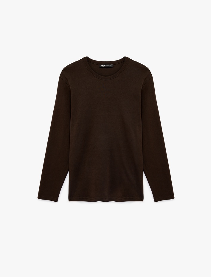  Regular Fit Pamuklu Kısa Kollu Bisiklet Yaka Tişört