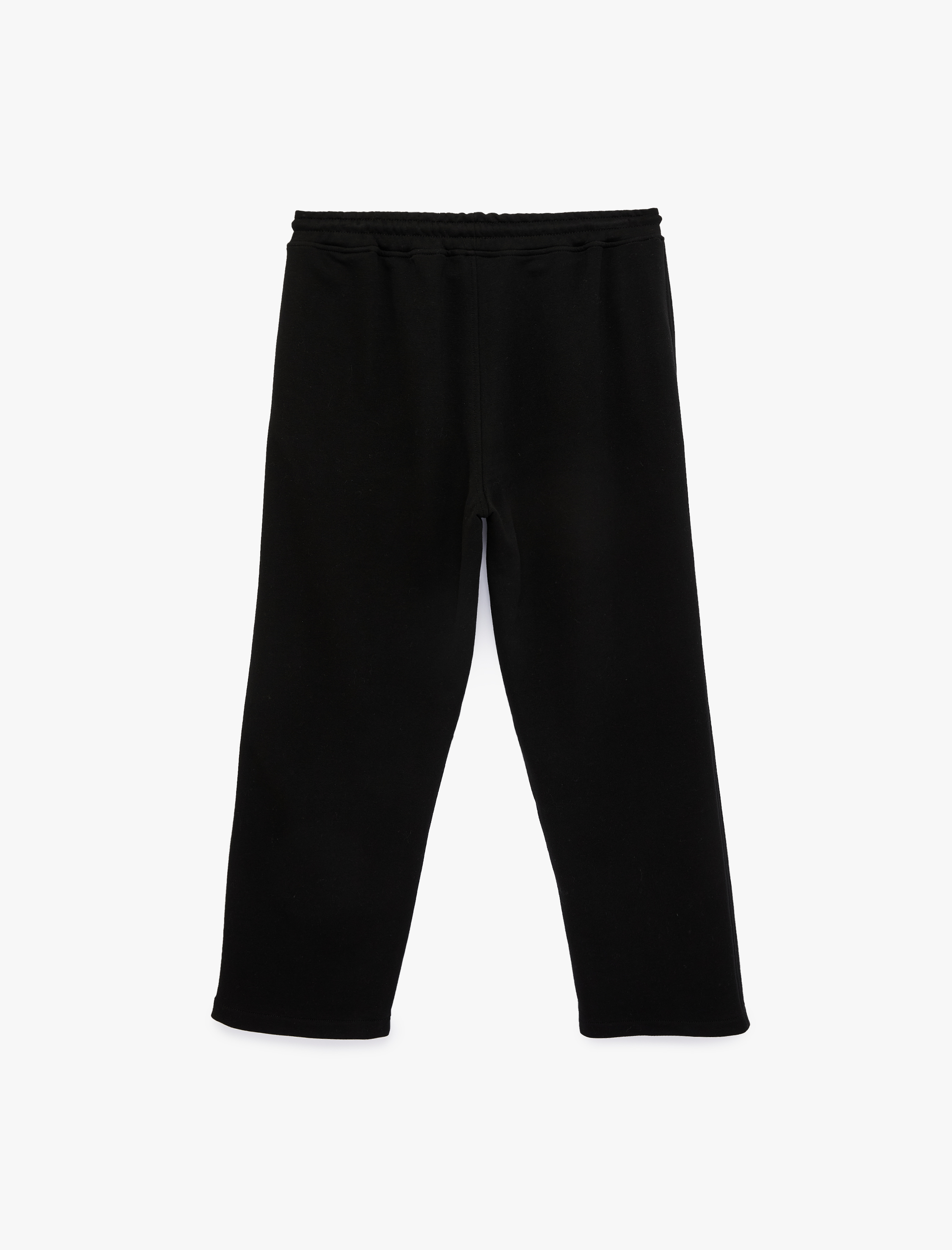   Beli Bağcıklı Cepli Rahat Kalıp Geniş Paça Spor Eşofman Altı