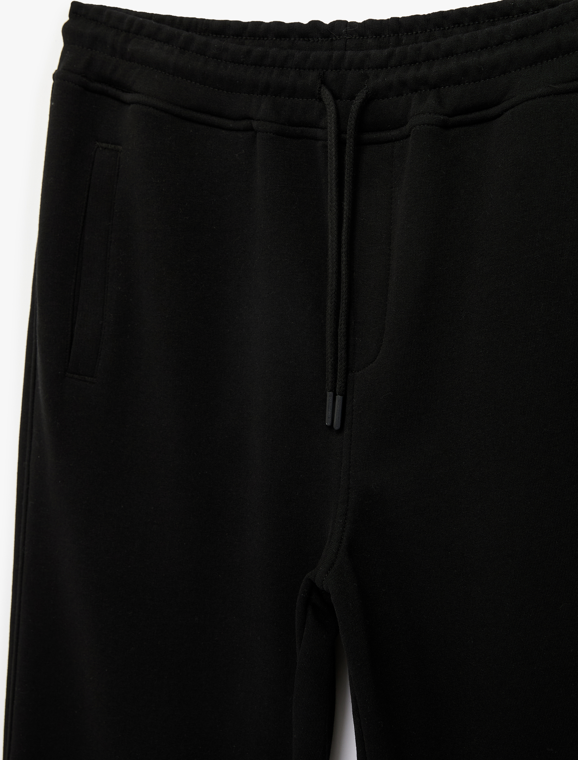   Beli Bağcıklı Cepli Rahat Kalıp Geniş Paça Spor Eşofman Altı