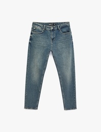 Pamuklu Regular Fit Cepli Tapered Jean Pantolon - Joe Jean