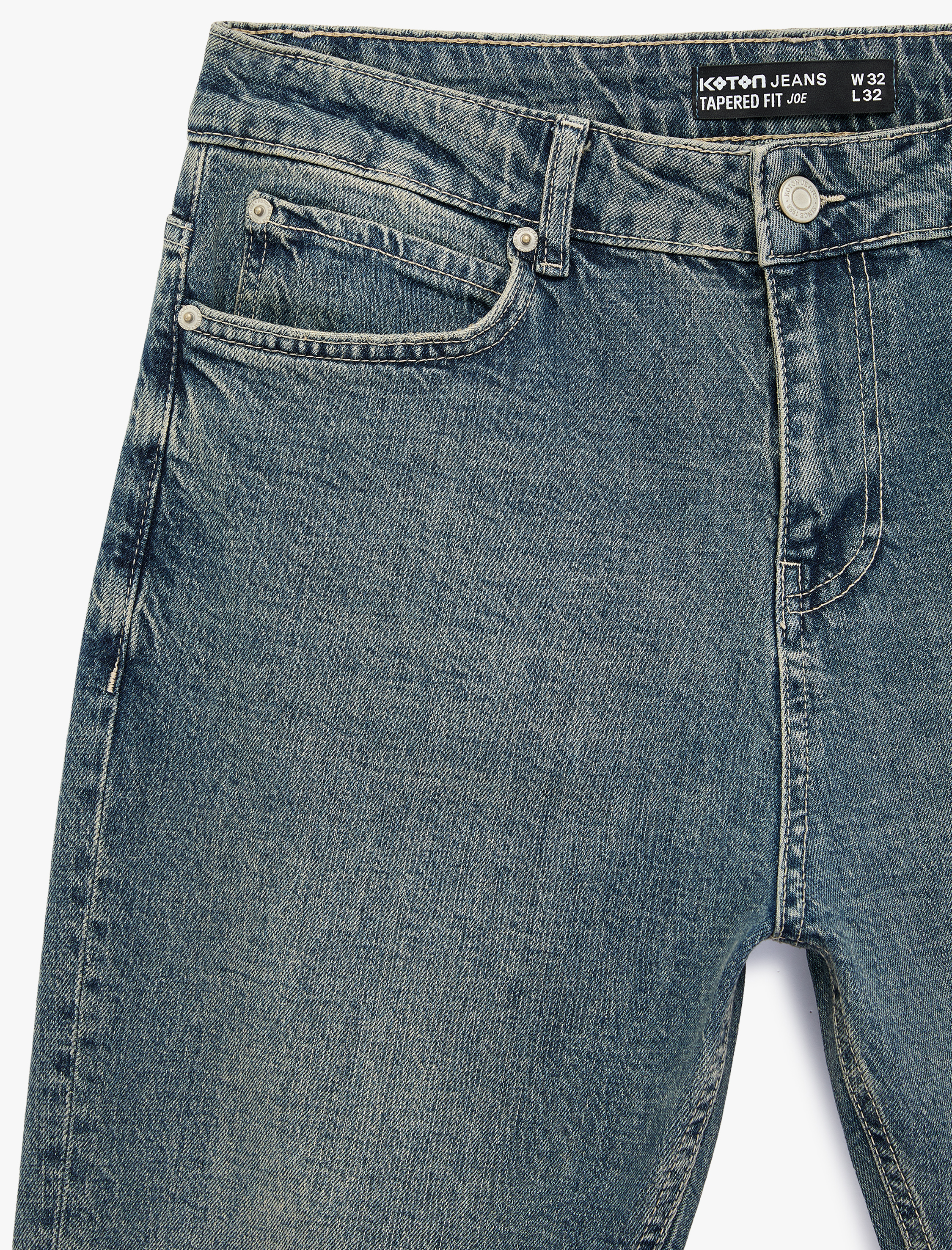   Pamuklu Regular Fit Cepli Tapered Jean Pantolon - Joe Jean