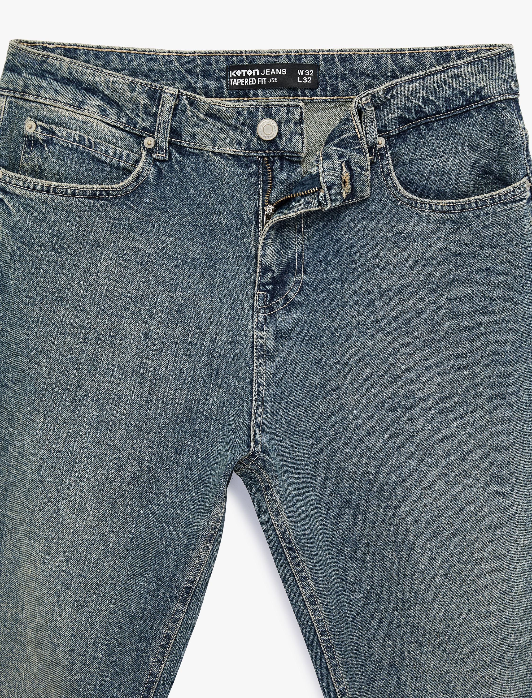   Pamuklu Regular Fit Cepli Tapered Jean Pantolon - Joe Jean