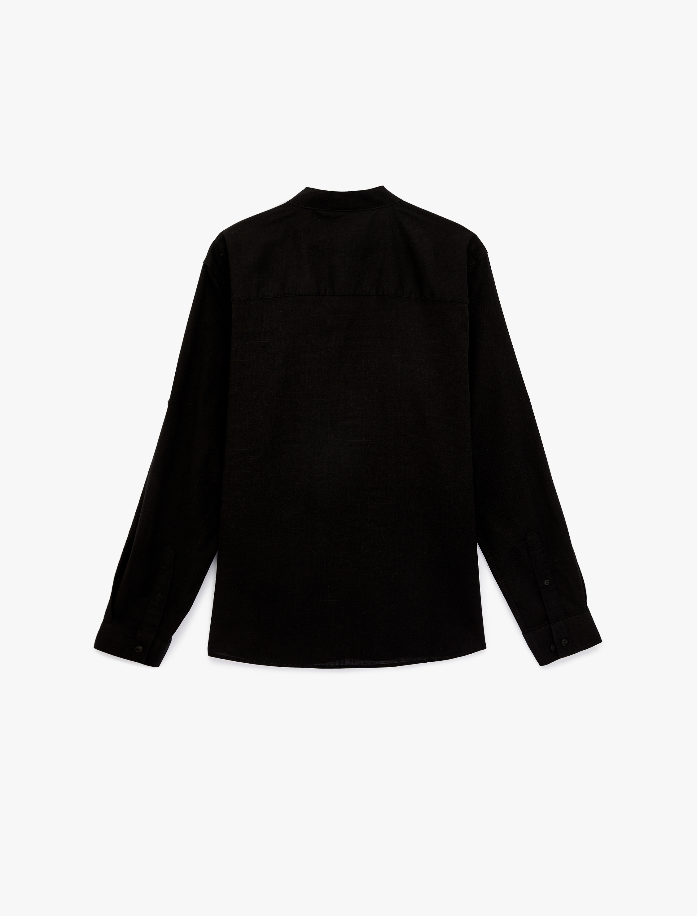   Regular Fit Uzun Kollu Pamuklu Hakim Yaka Gömlek