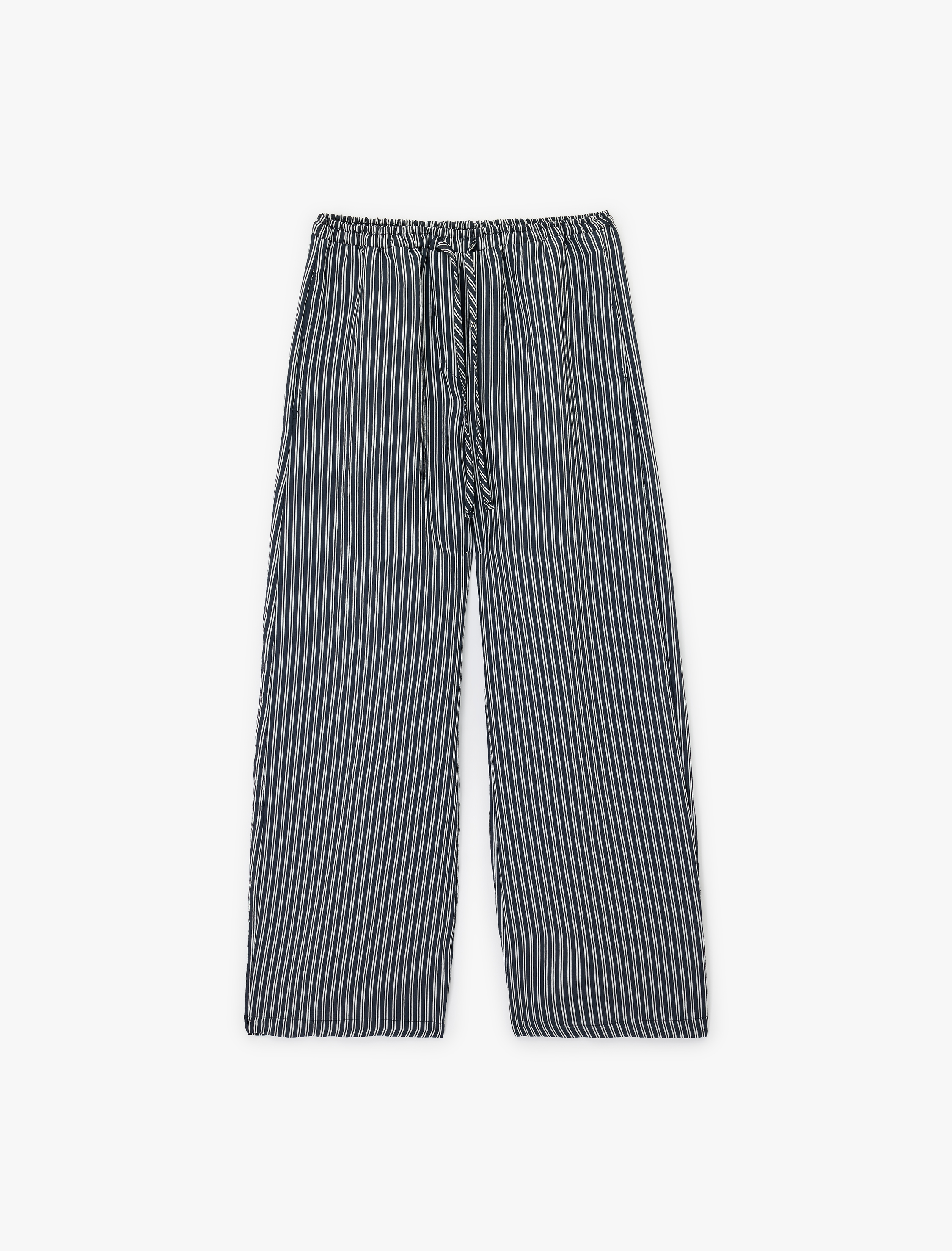   Rahat Kalıp Modal Karışımlı Cepli Beli Bağcıklı Pantolon