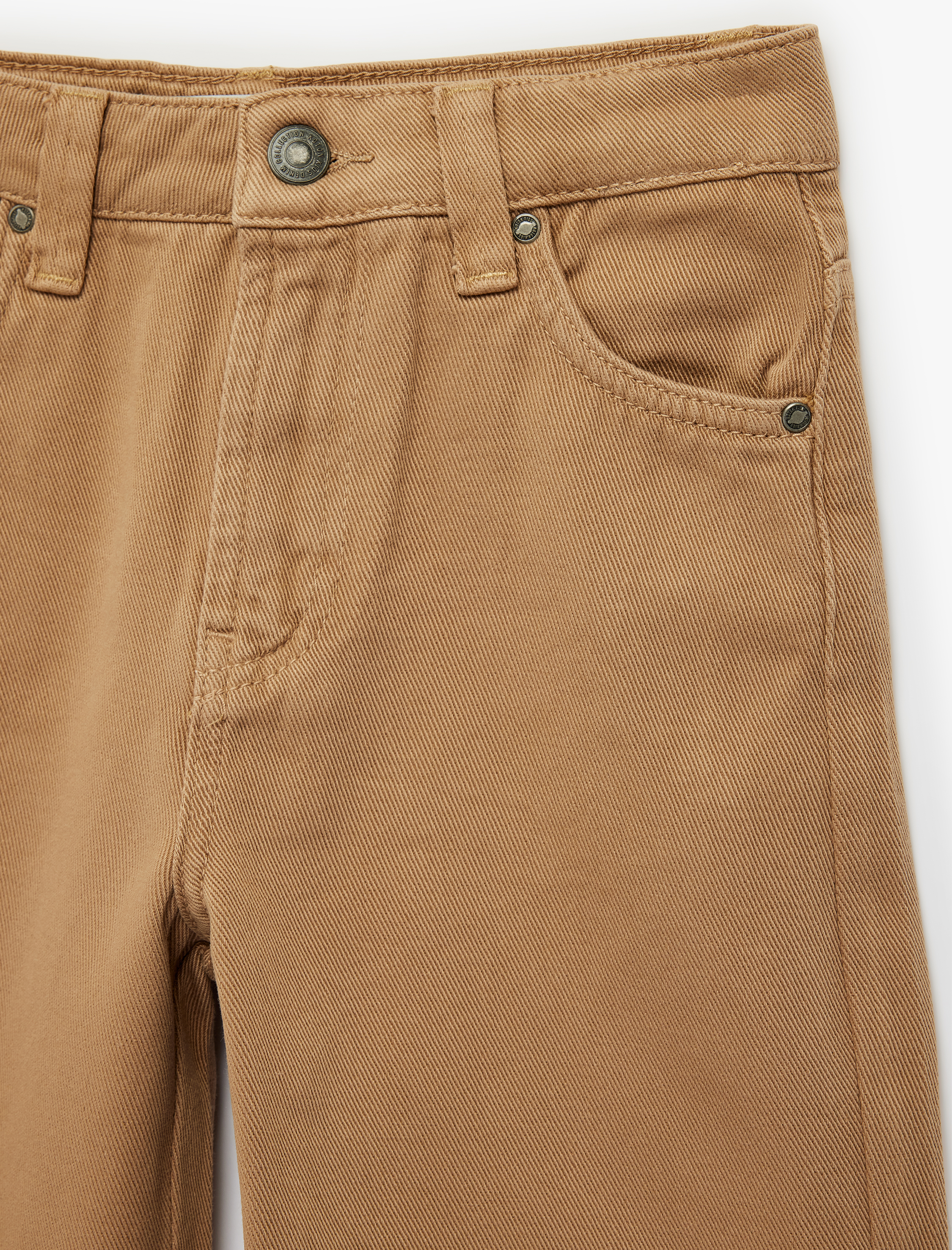  Erkek Çocuk Pamuklu Rahat Kesim Cepli Denim Şort