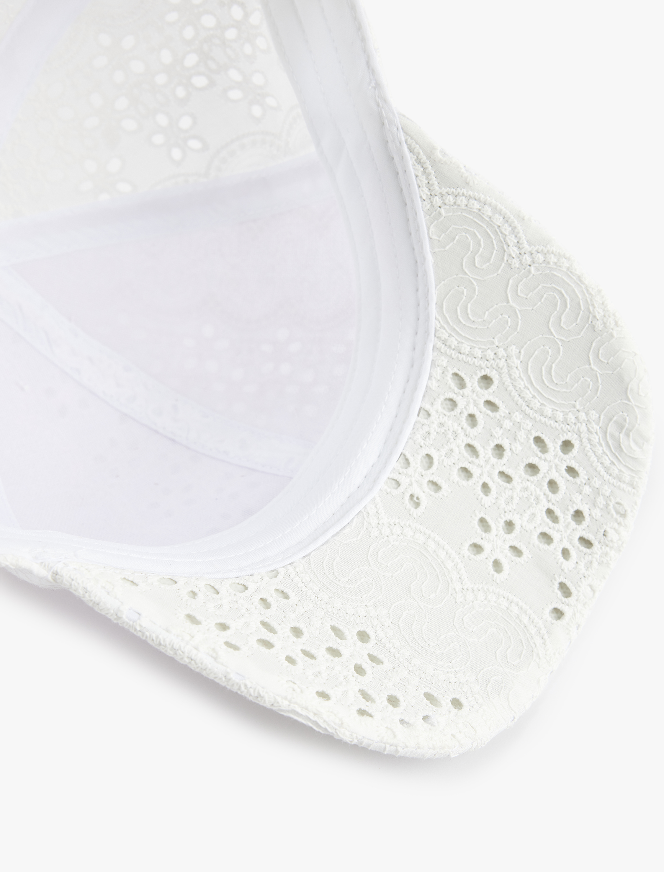  Kız Çocuk Brodeli Pamuklu Kep Şapka