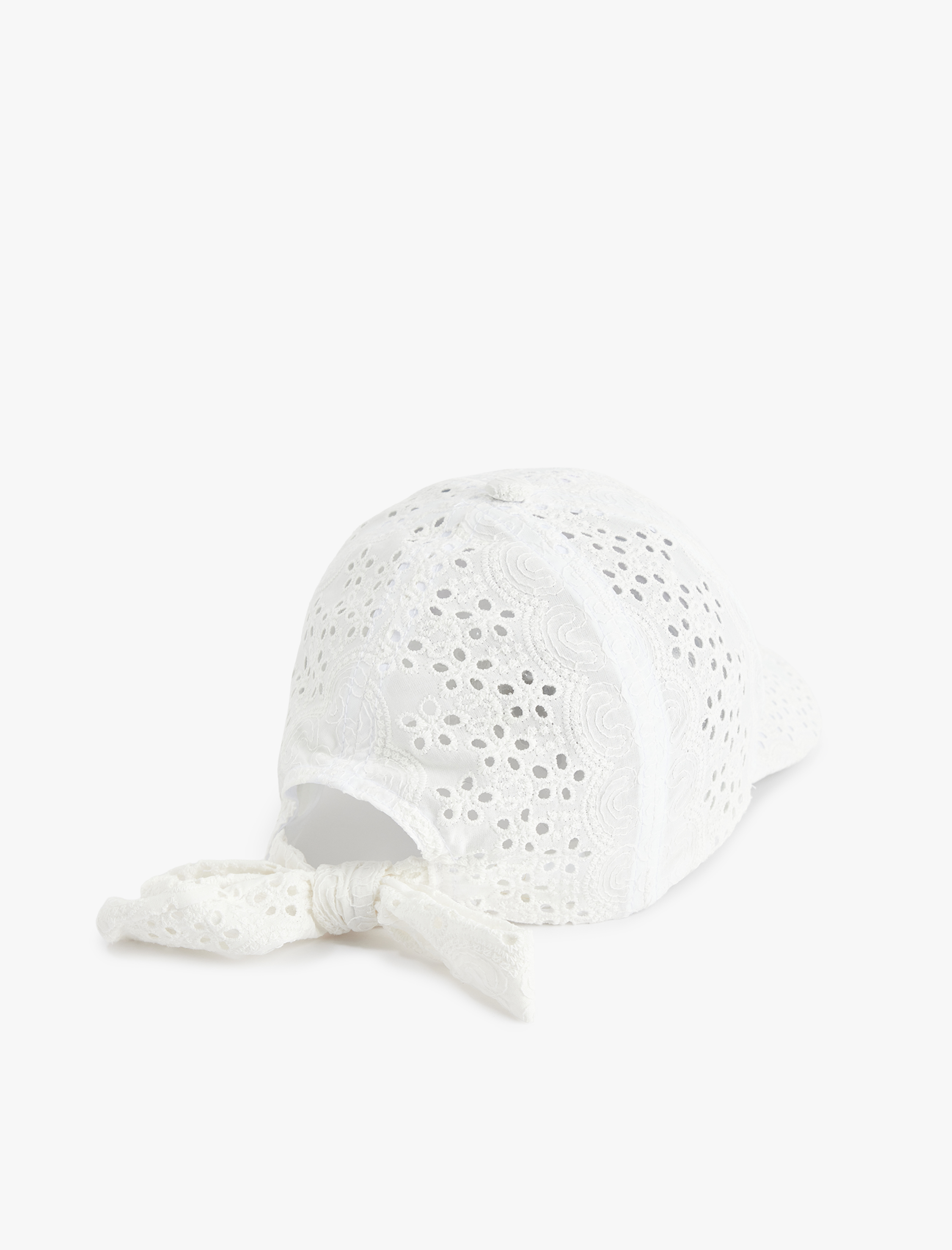  Kız Çocuk Brodeli Pamuklu Kep Şapka