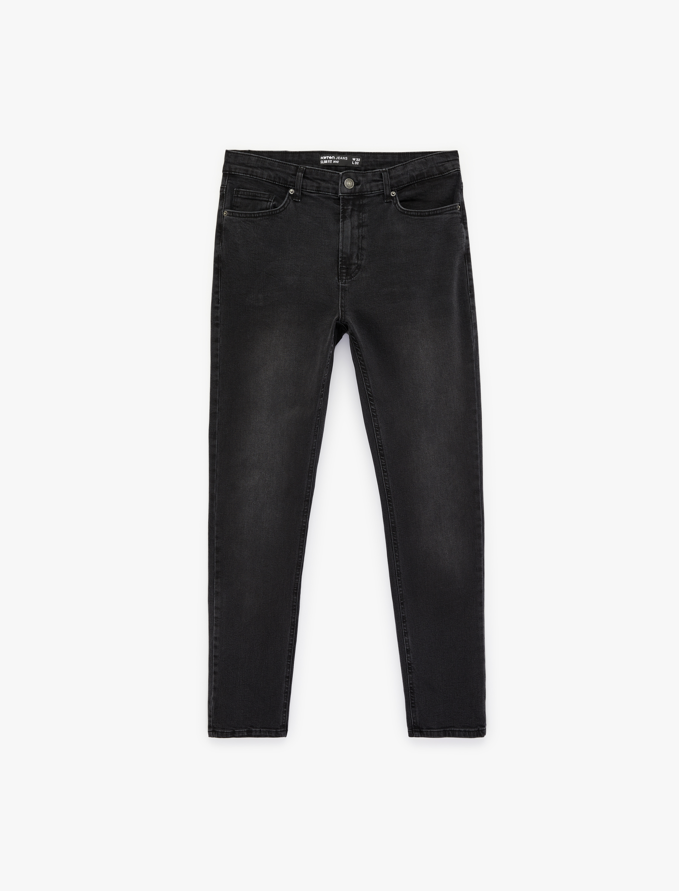   Normal Bel Pamuklu Slim Fit Jean Pantolon - Brad Jean
