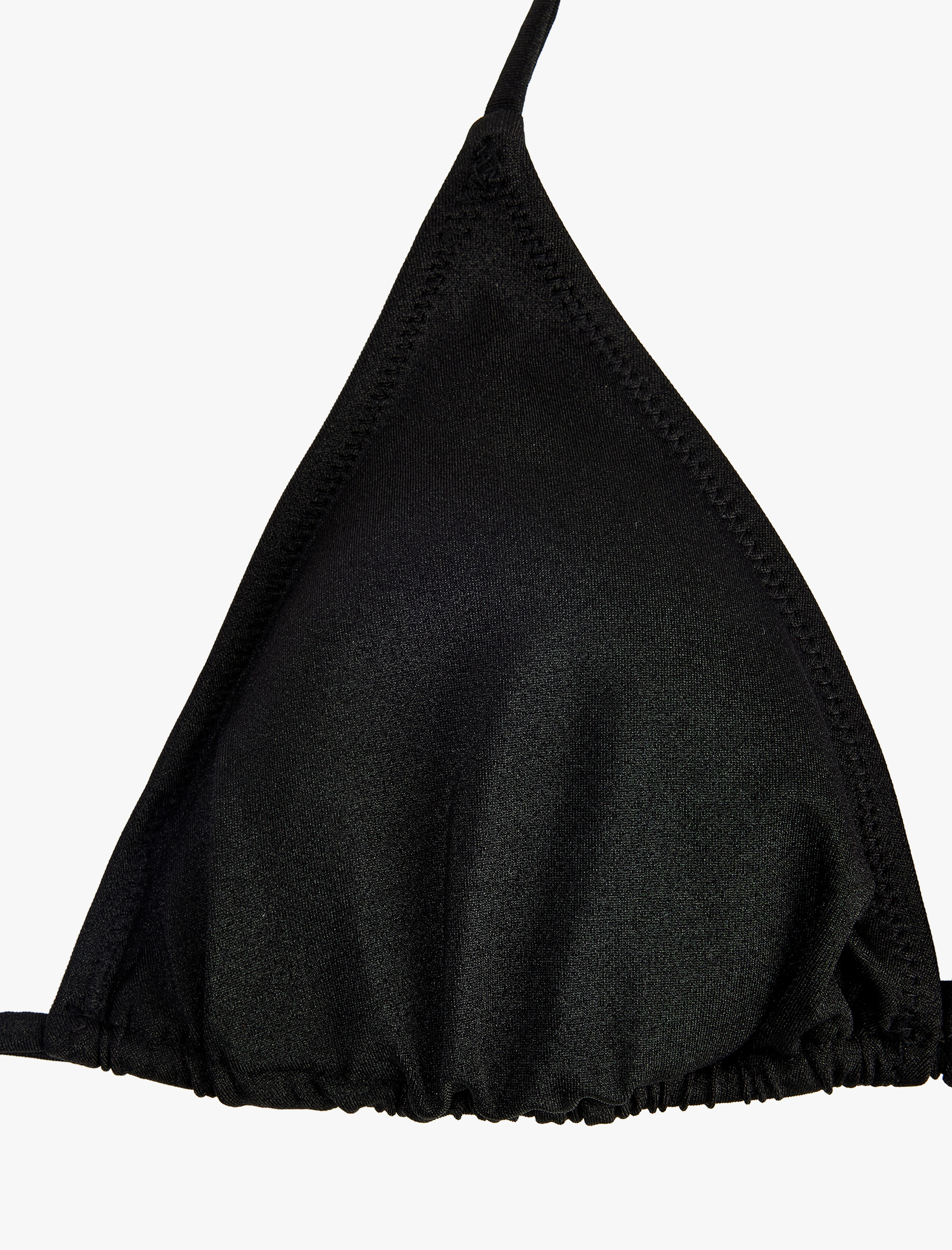   İpli Üçgen Bikini Üstü