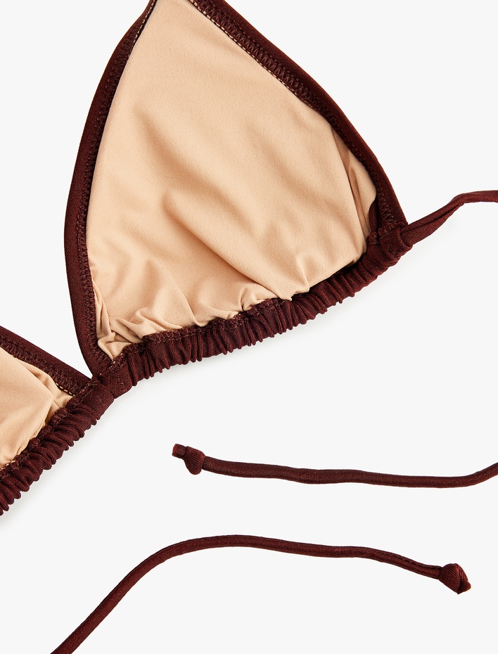  İpli Üçgen Bikini Üstü