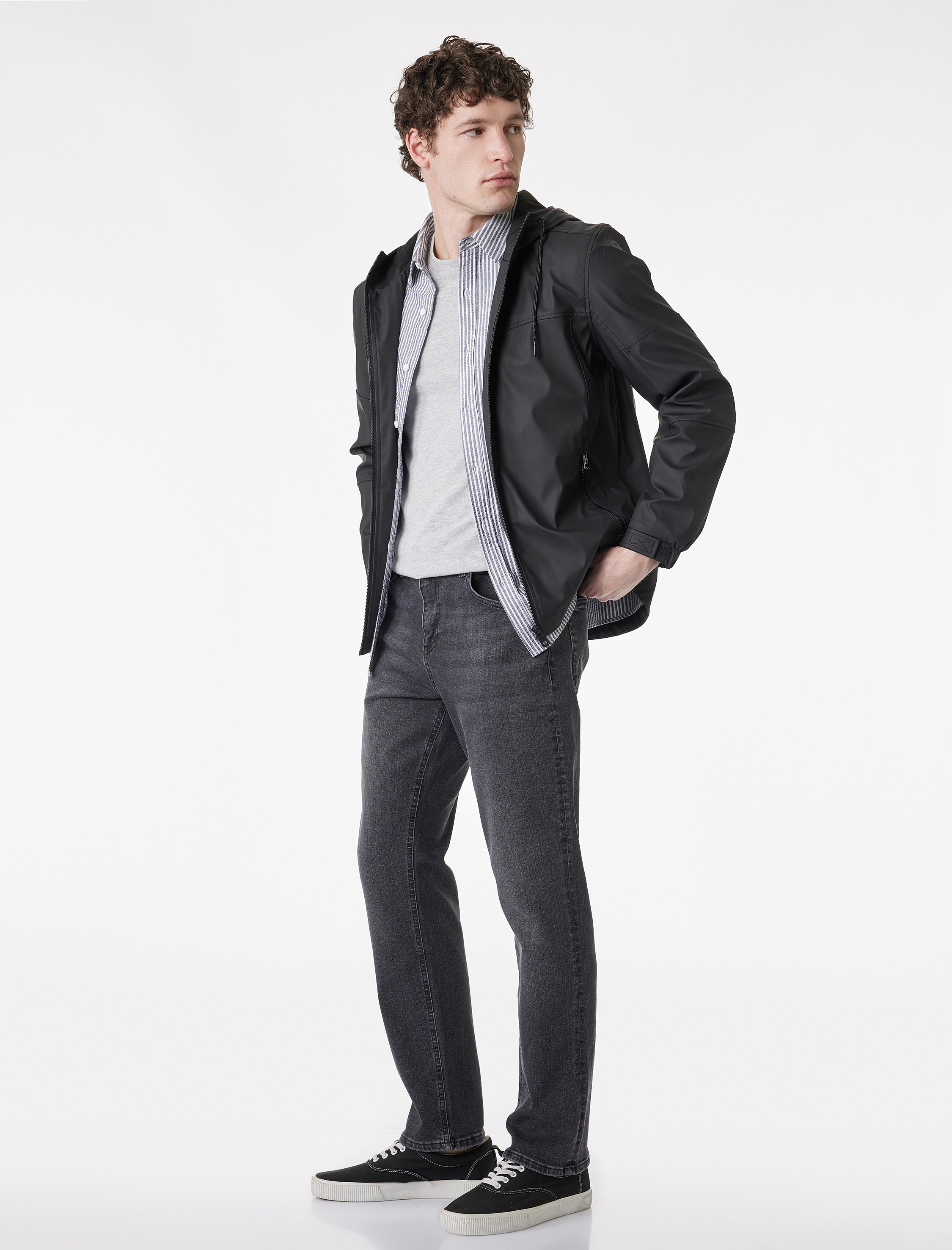   Normal Bel Düz Paça Pamuklu Straight Fit Jean Pantolon - Mark Jean