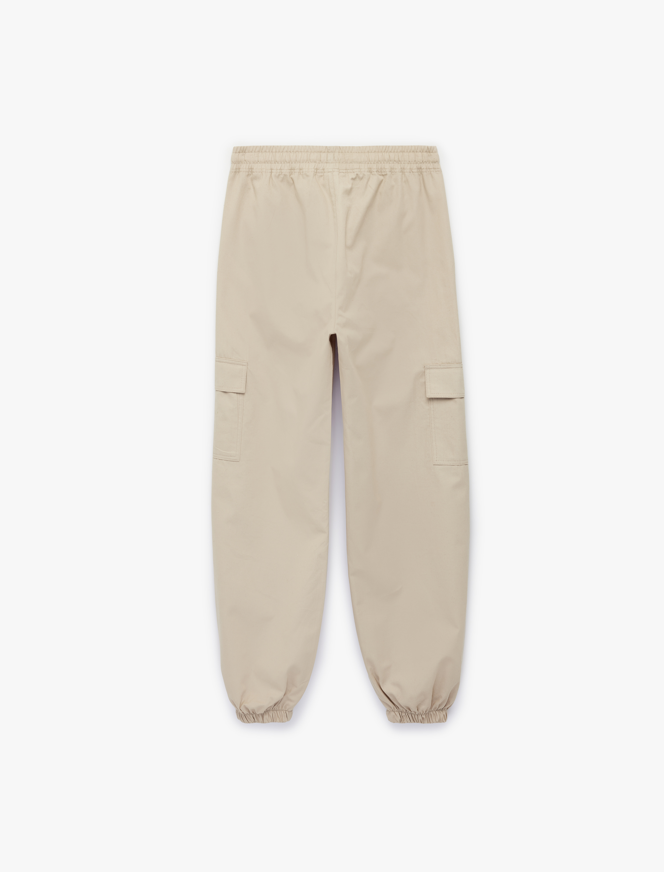  Erkek Çocuk Pamuklu Cep Detaylı Rahat Kesim Kargo Jogger Pantolon