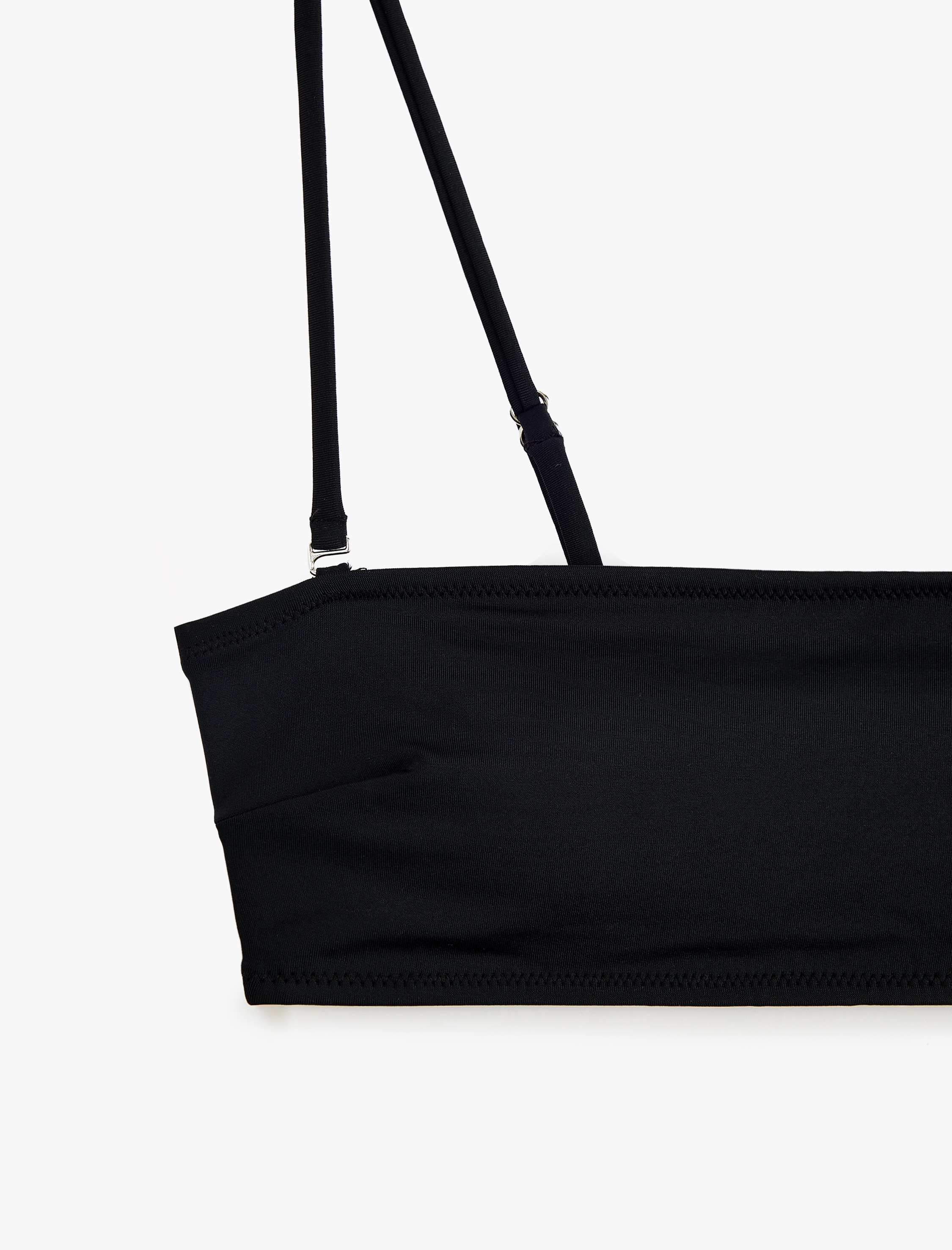   Çıkarılabilir Askı Detaylı Straplez Bandeau Bikini Üstü