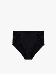 Drapeli Yüksek Bel Toparlayıcı Bikini Altı