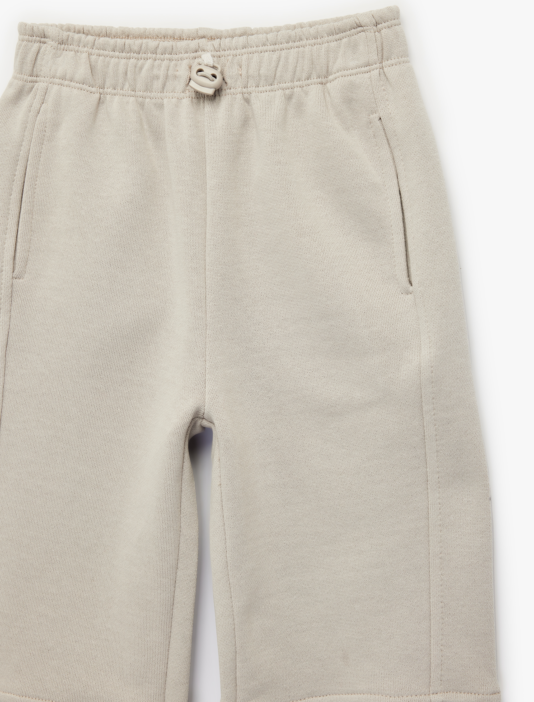  Erkek Bebek Şardonlu Pamuklu Beli Lastikli Oversize Jogger Eşofman Altı