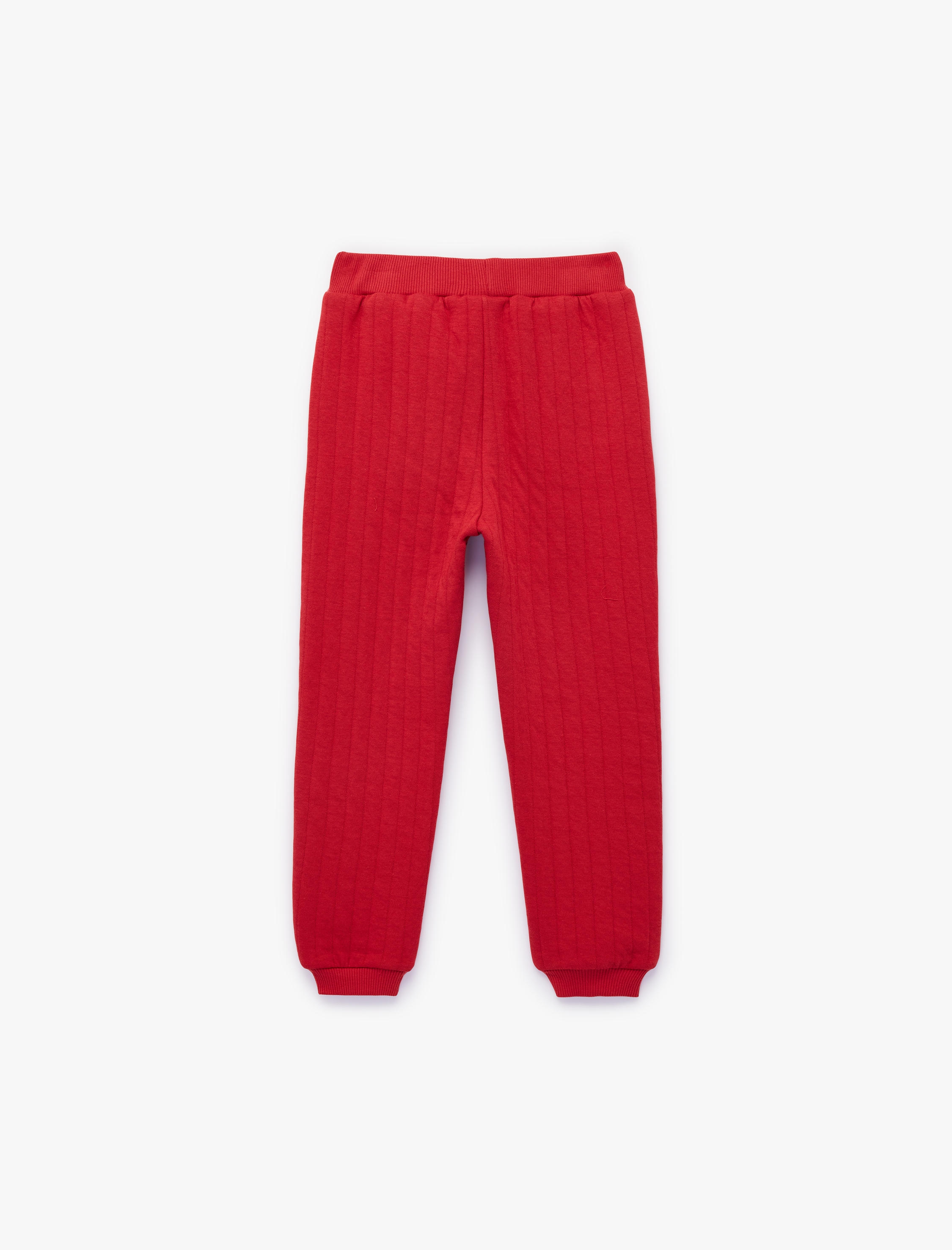  Erkek Bebek Pamuklu Beli Bağcıklı Celi Dokulu Eşofman Altı