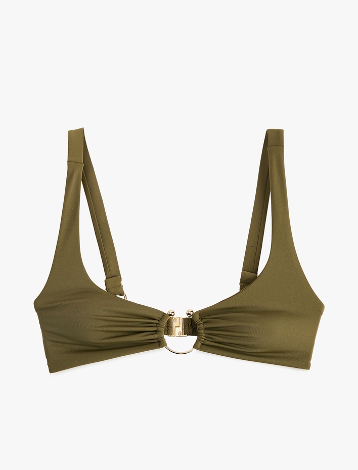  Aksesuar Detaylı Bikini Üstü