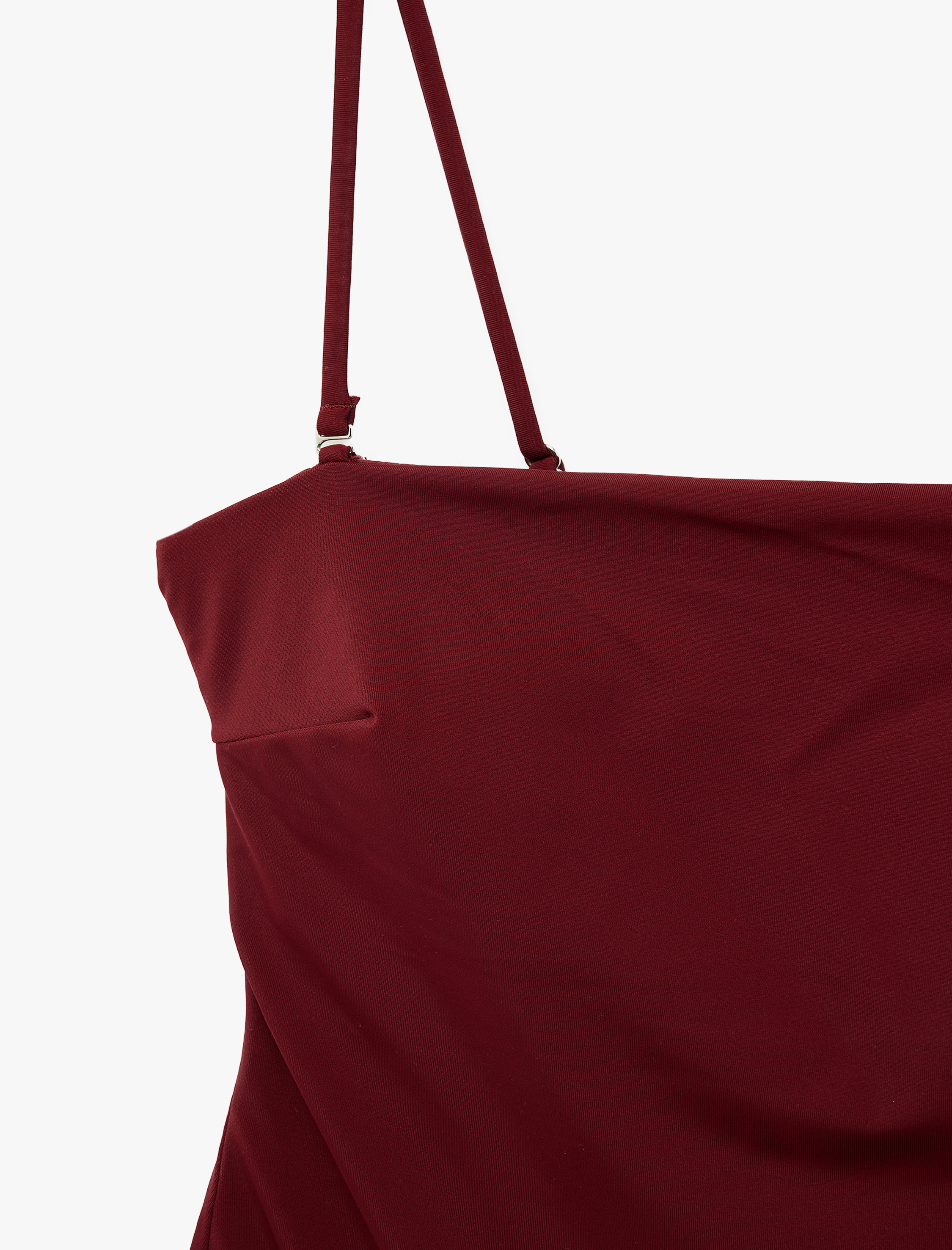   Straight Fit Çıkarılabilir Askı Detaylı Straplez Mayo