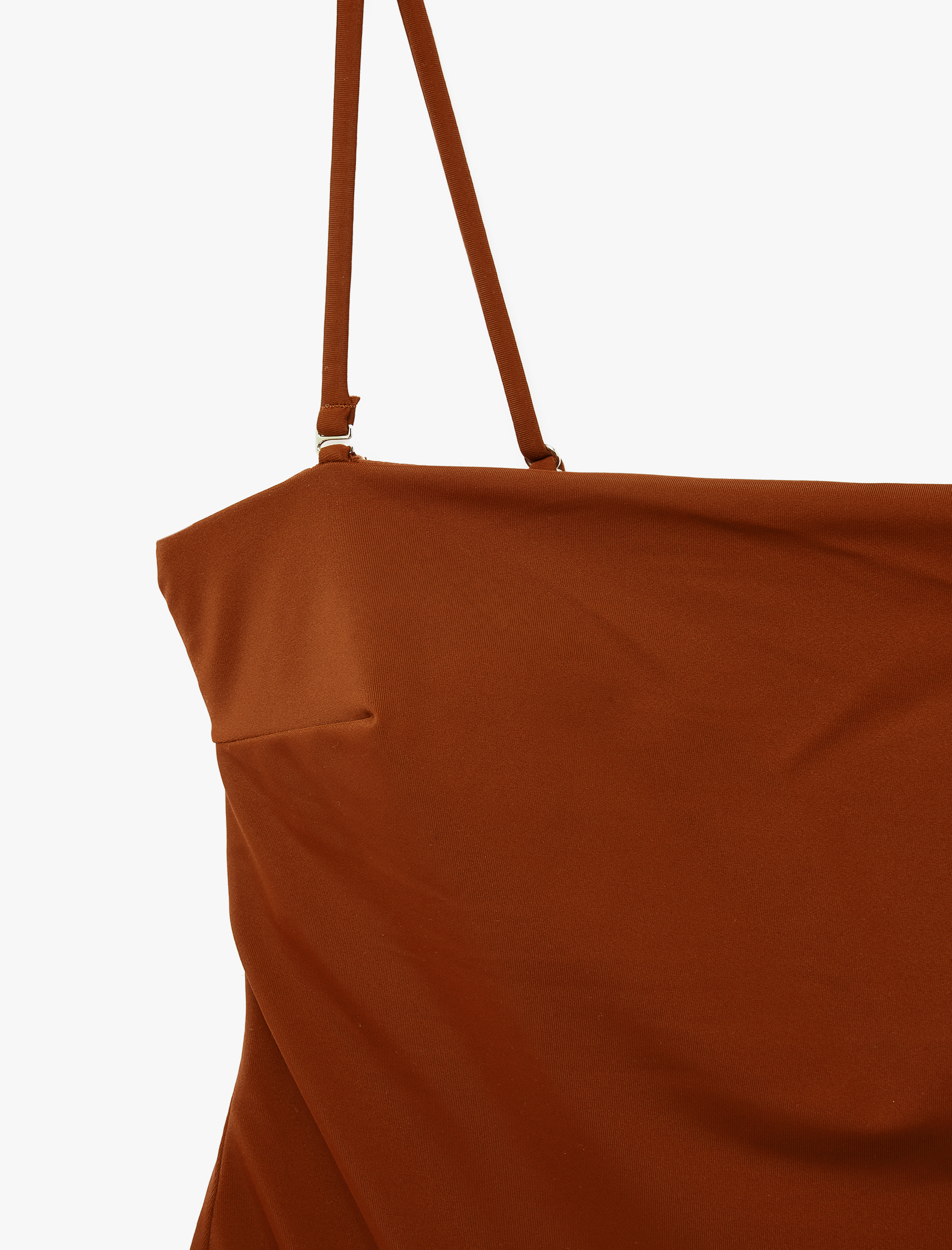   Straight Fit Çıkarılabilir Askı Detaylı Straplez Mayo