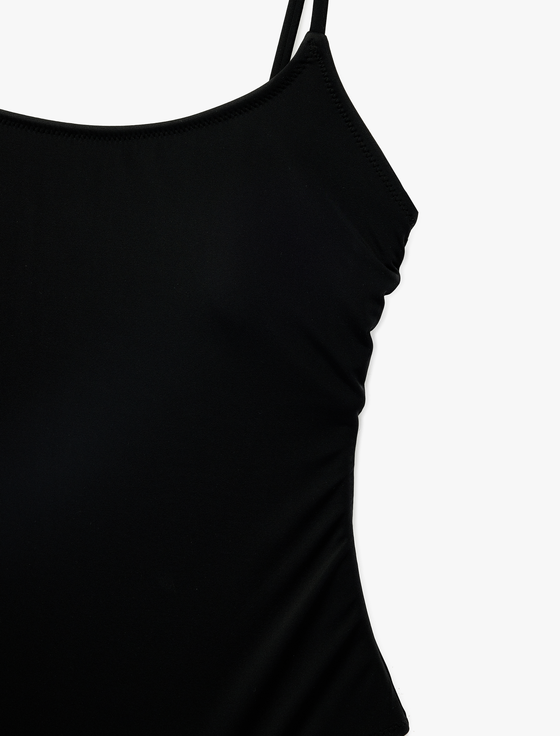   U Yaka İnce Askılı Mayo