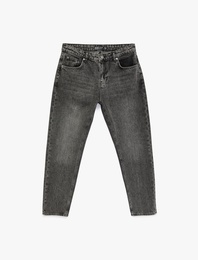 Normal Bel Pamuklu Tapered Jean Pantolon - Joe Jean